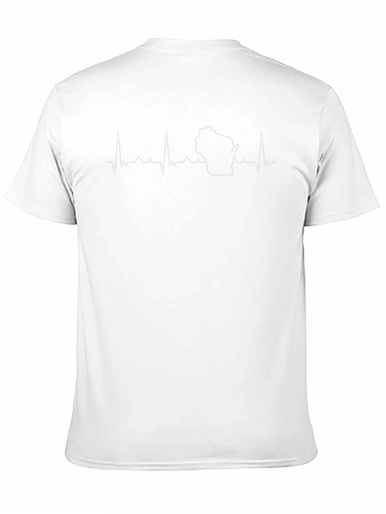 Wisconsin Heartbeat T-Shirt - State Pride Tee