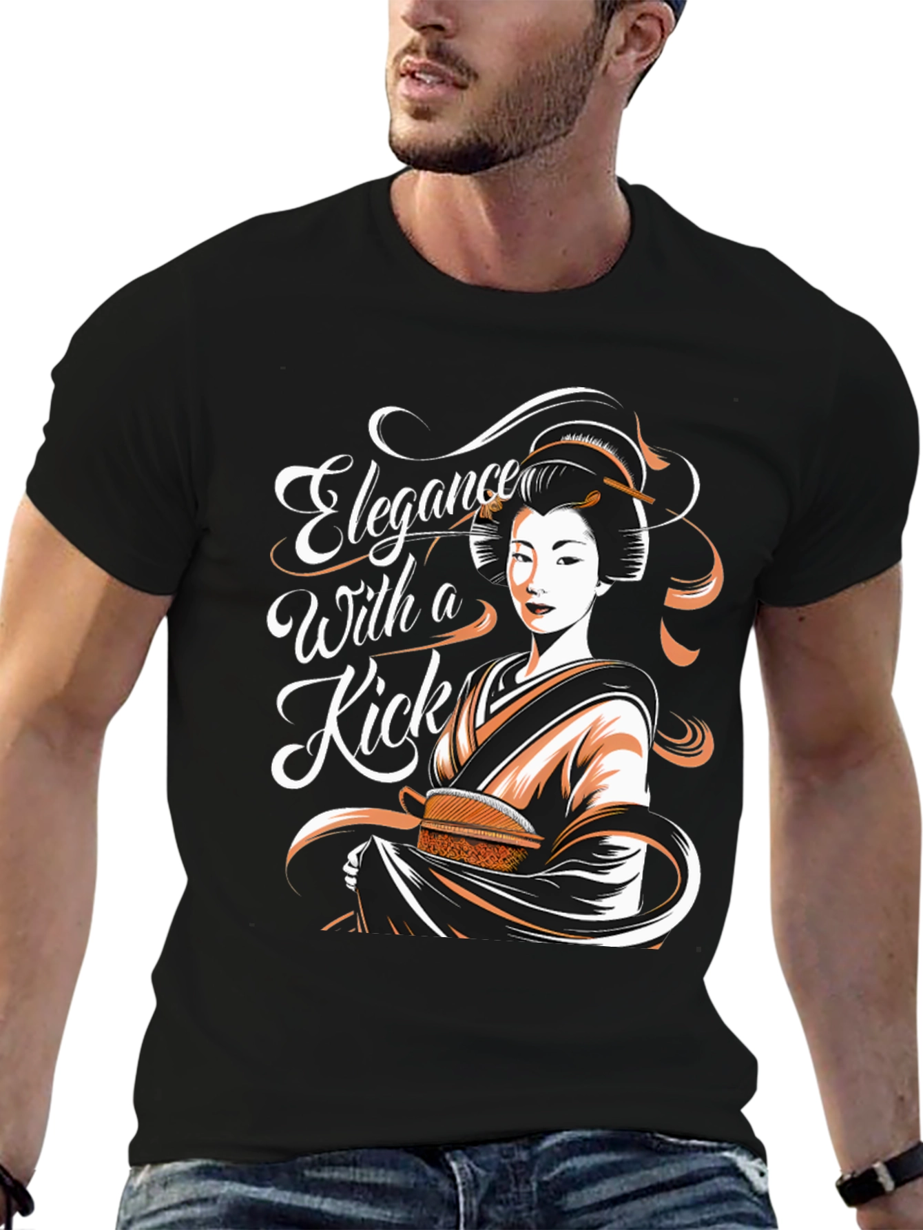 Elegance With a Kick Graphic Tee