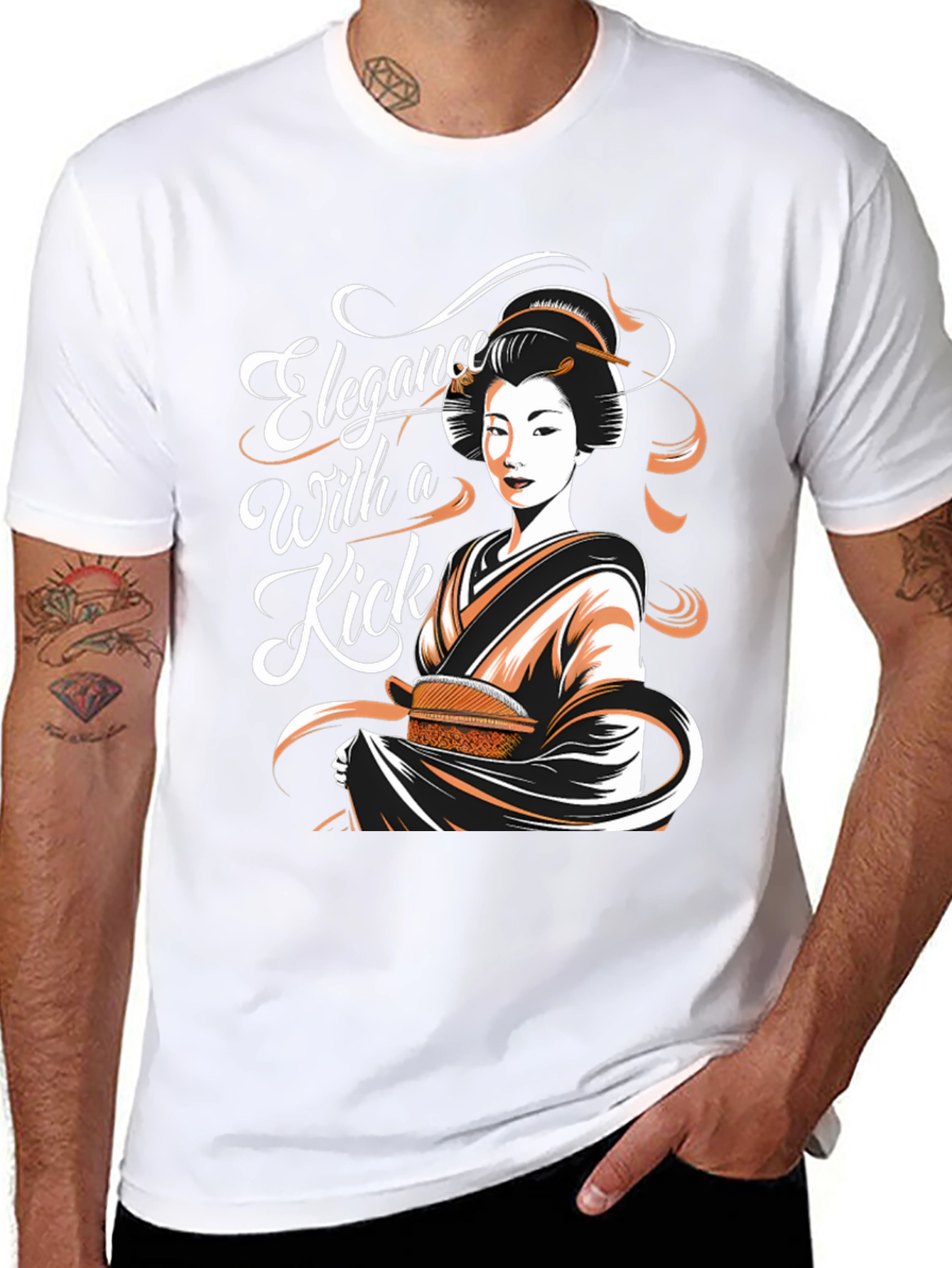 Elegance With a Kick Graphic Tee