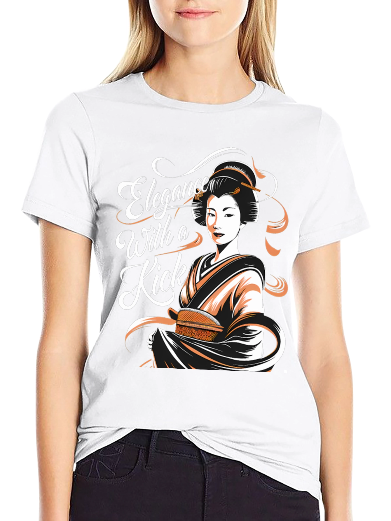 Elegance With a Kick Graphic Tee