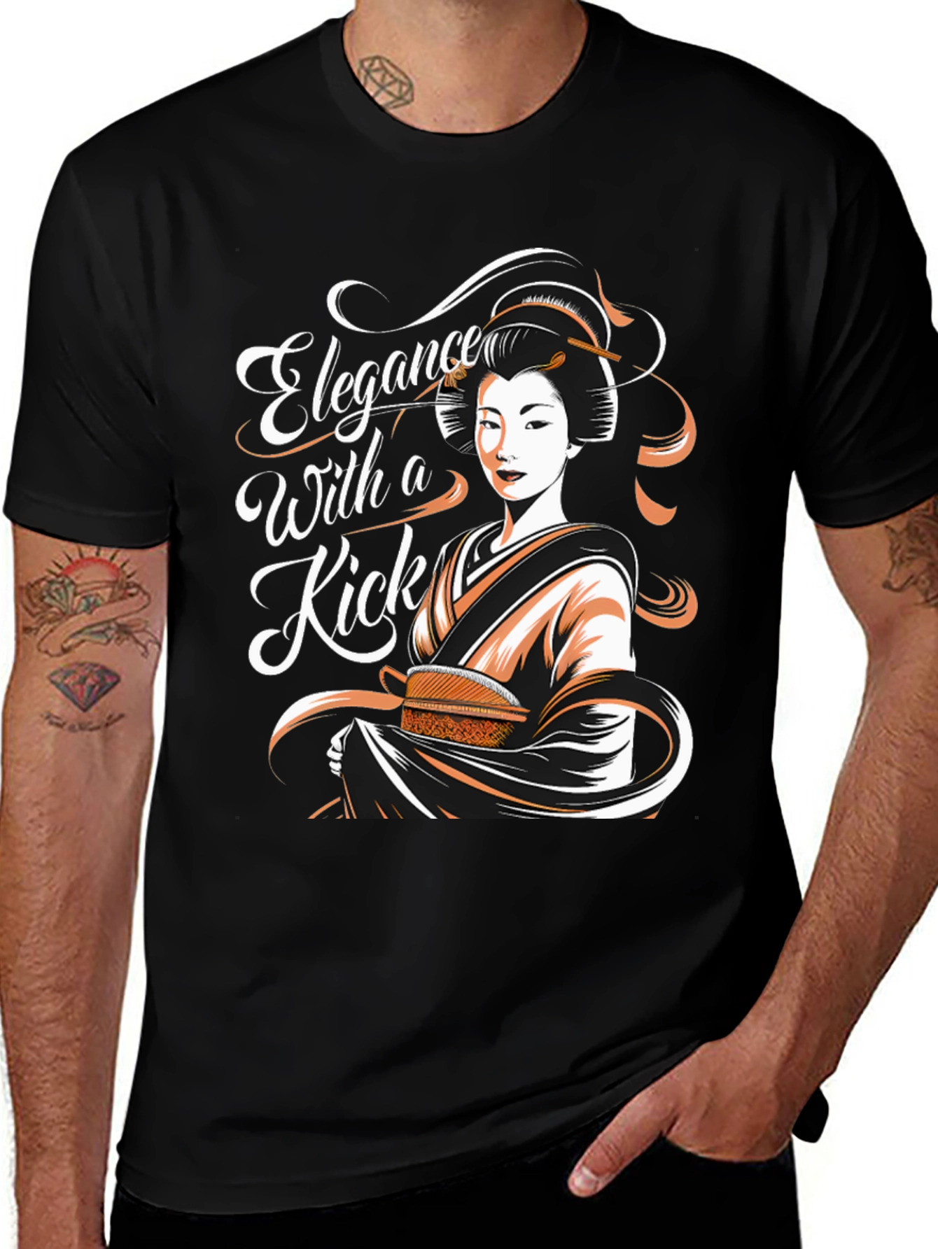 Elegance With a Kick Graphic Tee