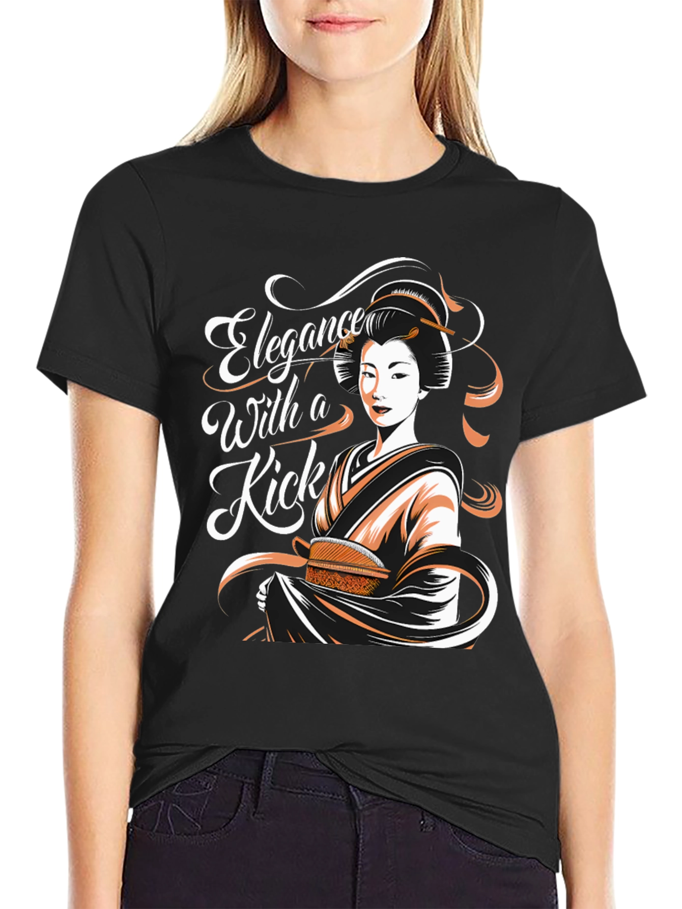 Elegance With a Kick Graphic Tee