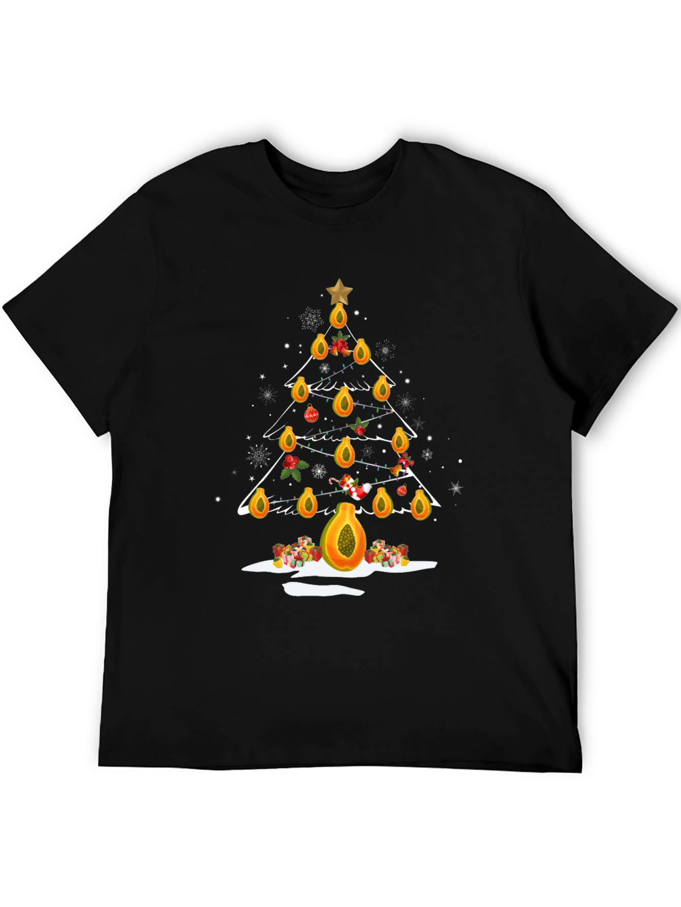 Papaya Christmas Tree T-Shirt - Holiday Fun