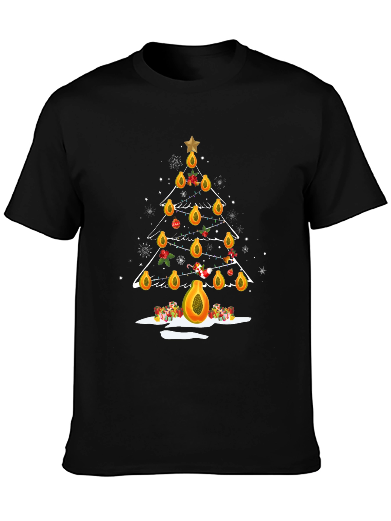 Papaya Christmas Tree T-Shirt - Holiday Fun