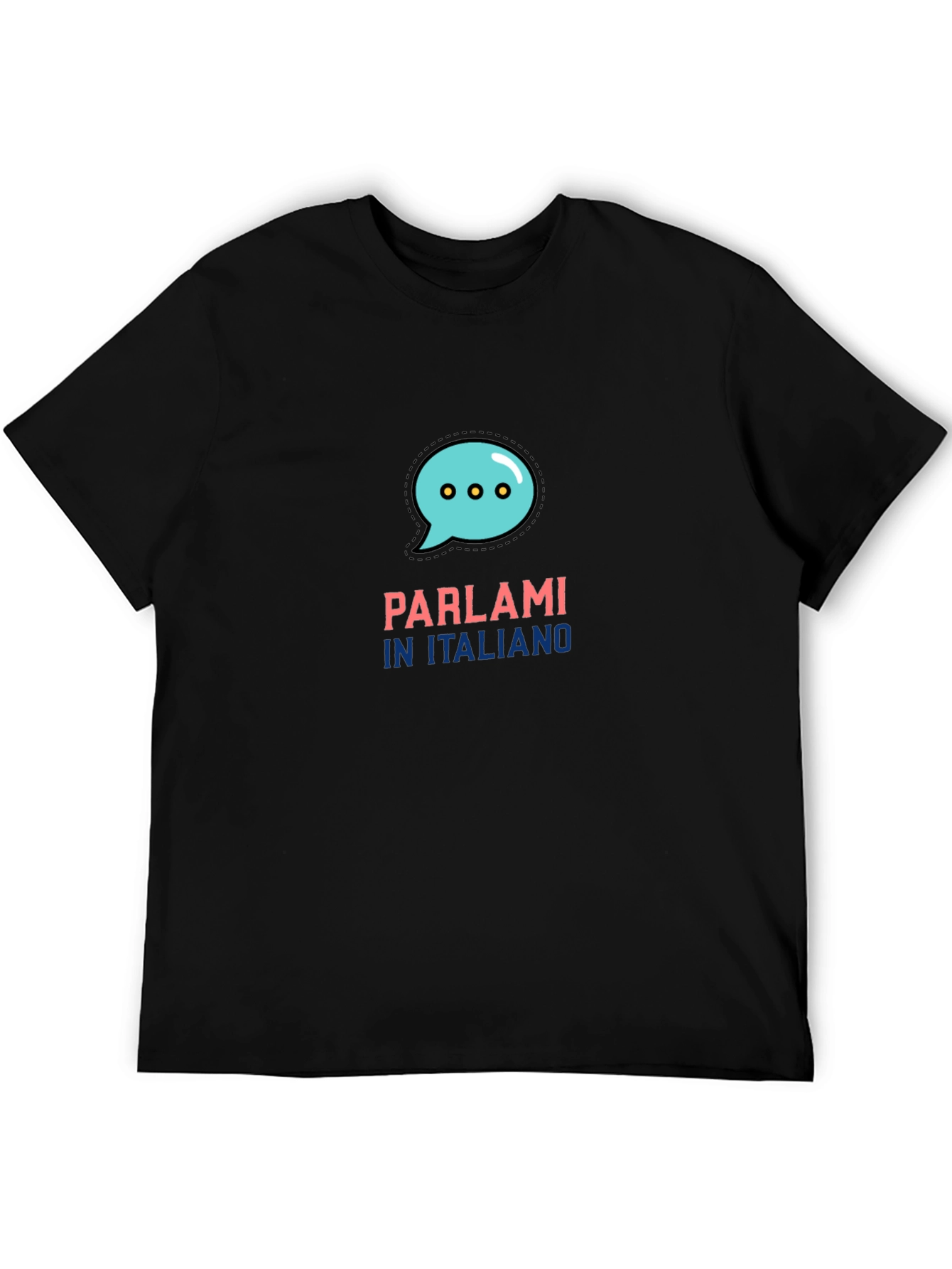 ParlaMi In Italiano Black T-Shirt