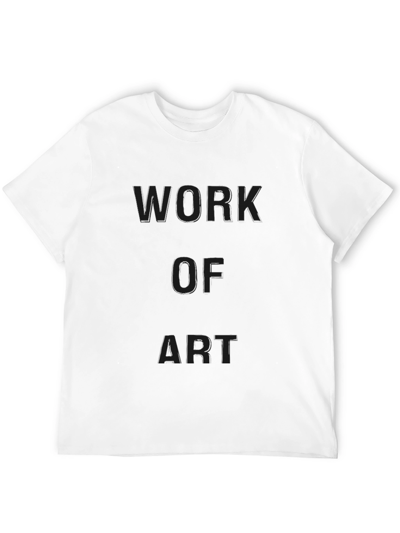 Work of Art Black Graphic Tee