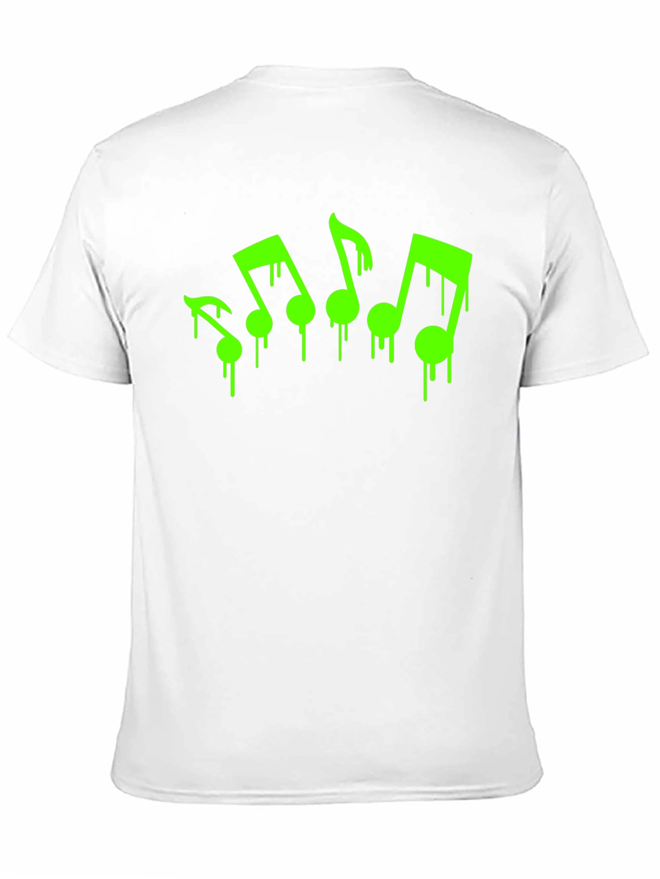 Dripping Music Notes Graphic Tee
