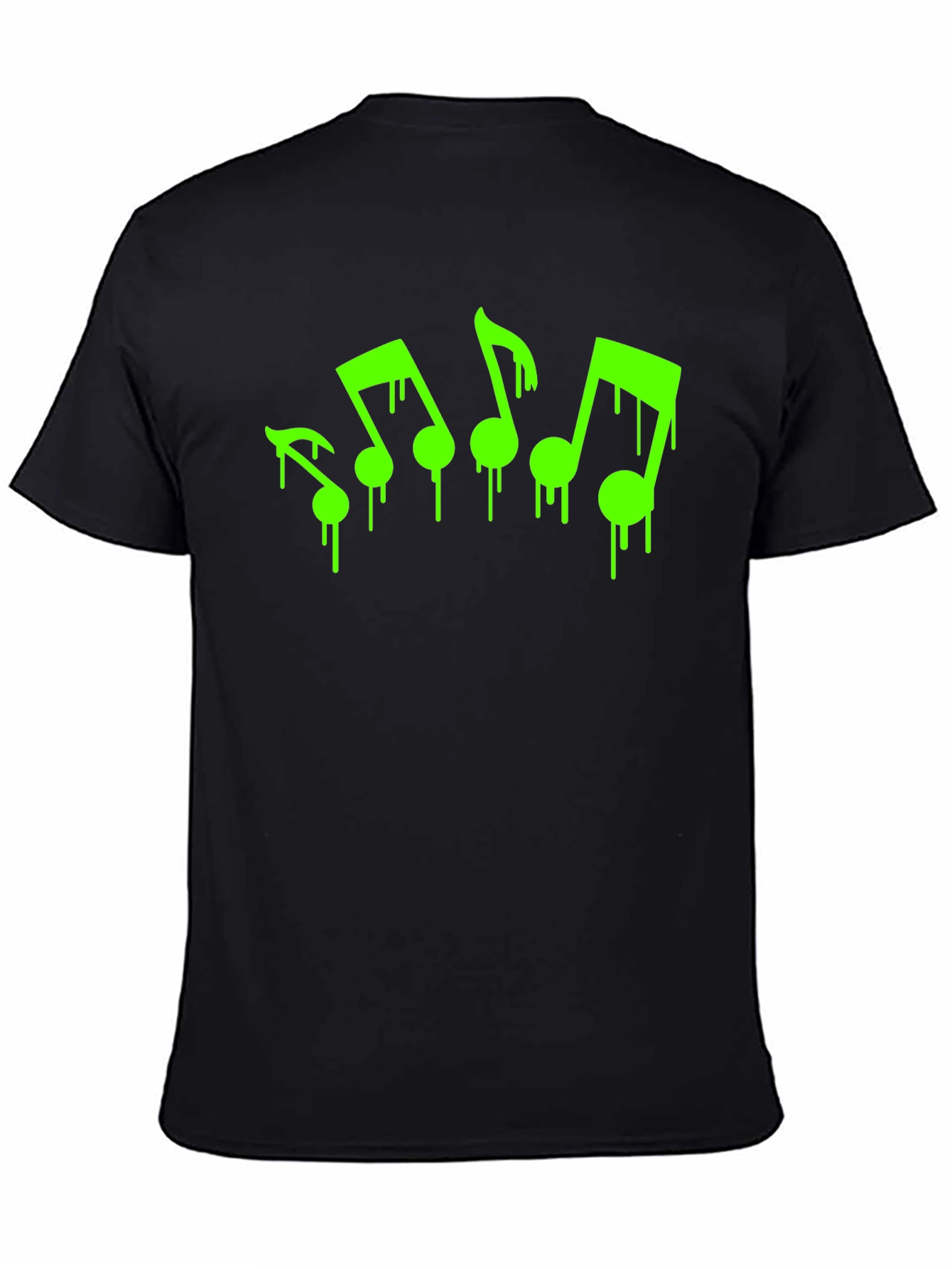 Dripping Music Notes Graphic Tee