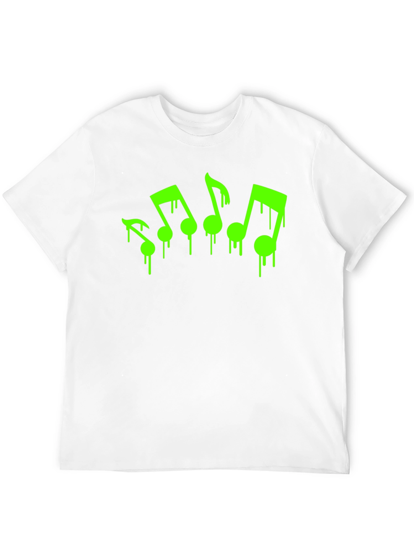 Dripping Music Notes Graphic Tee