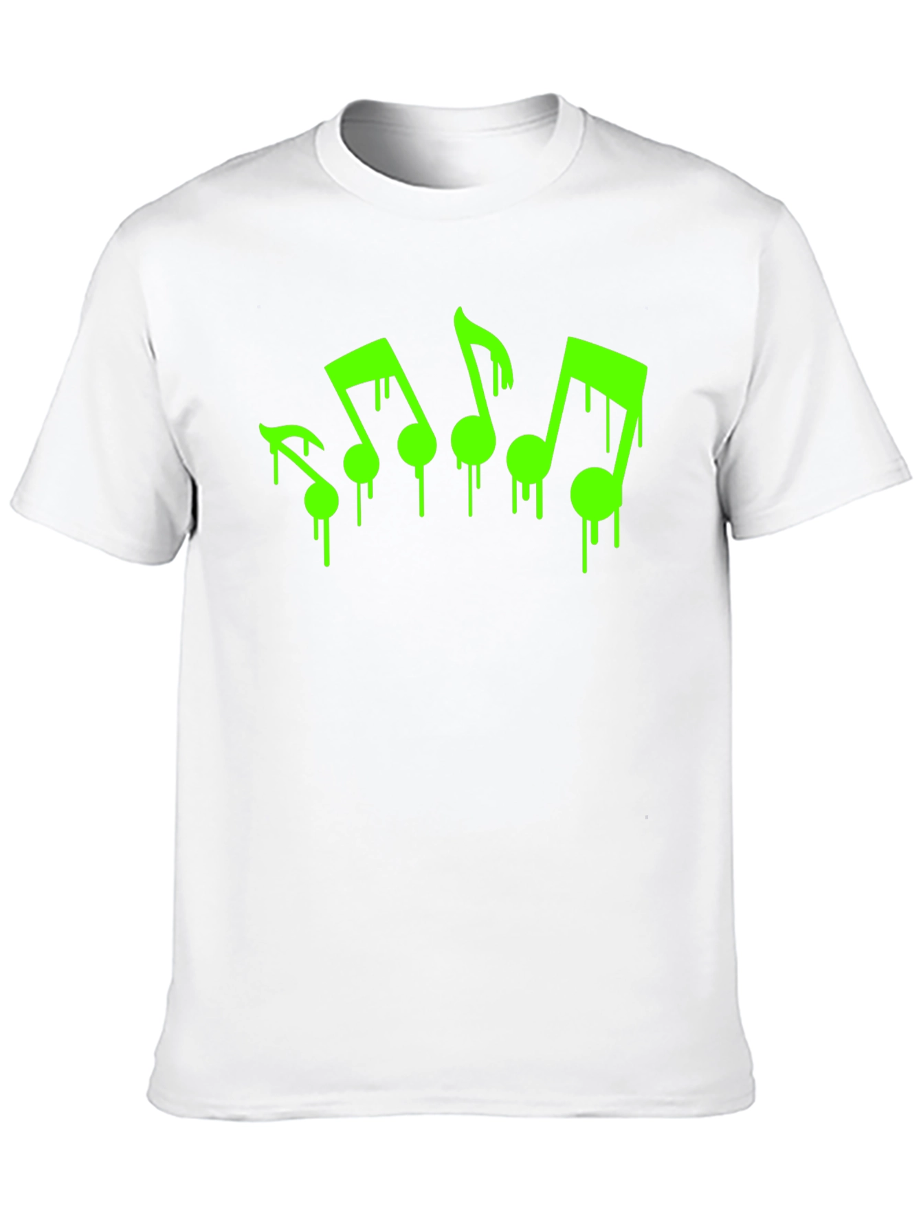 Dripping Music Notes Graphic Tee