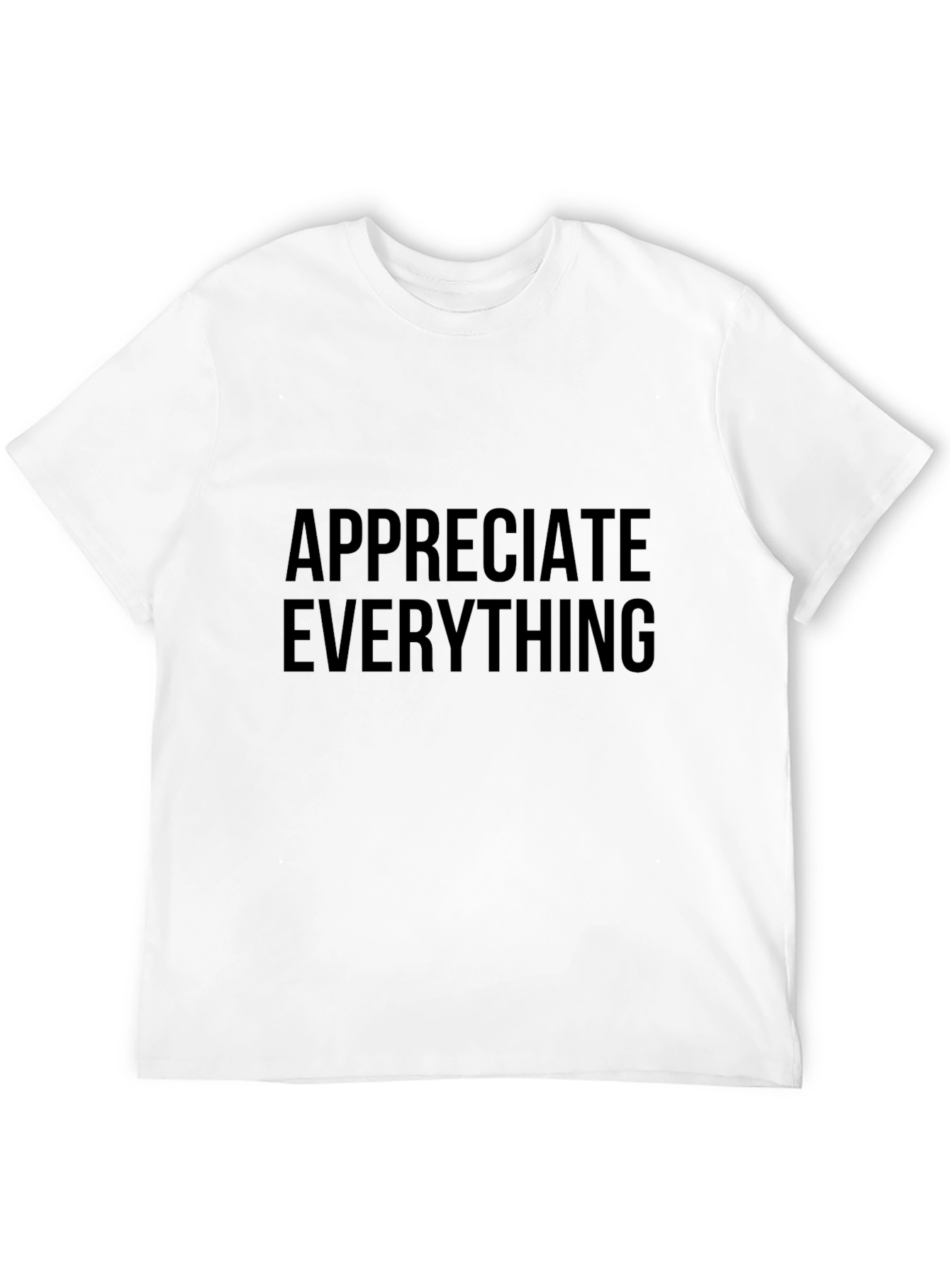 Appreciate Everything Graphic Tee - Black