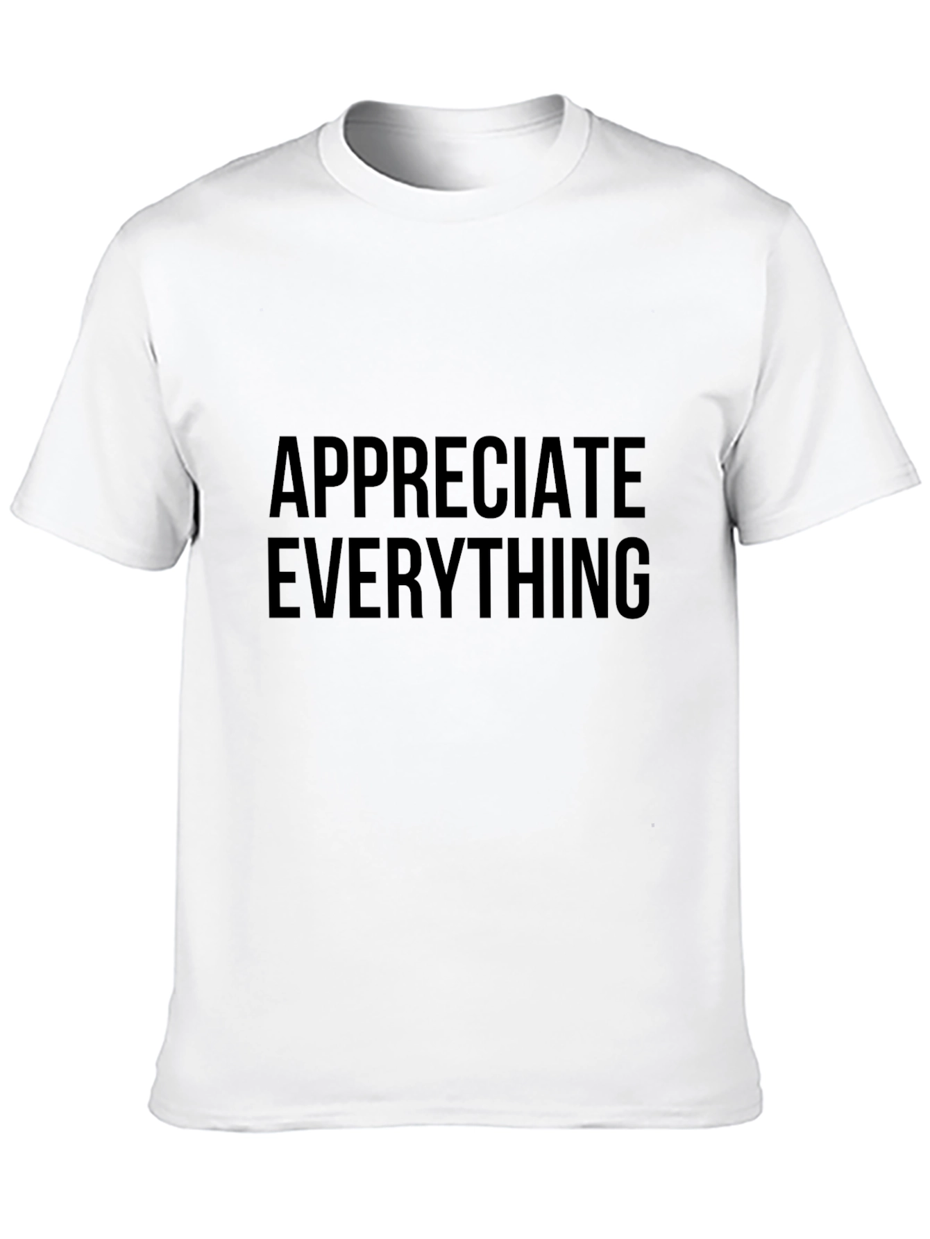 Appreciate Everything Graphic Tee - Black