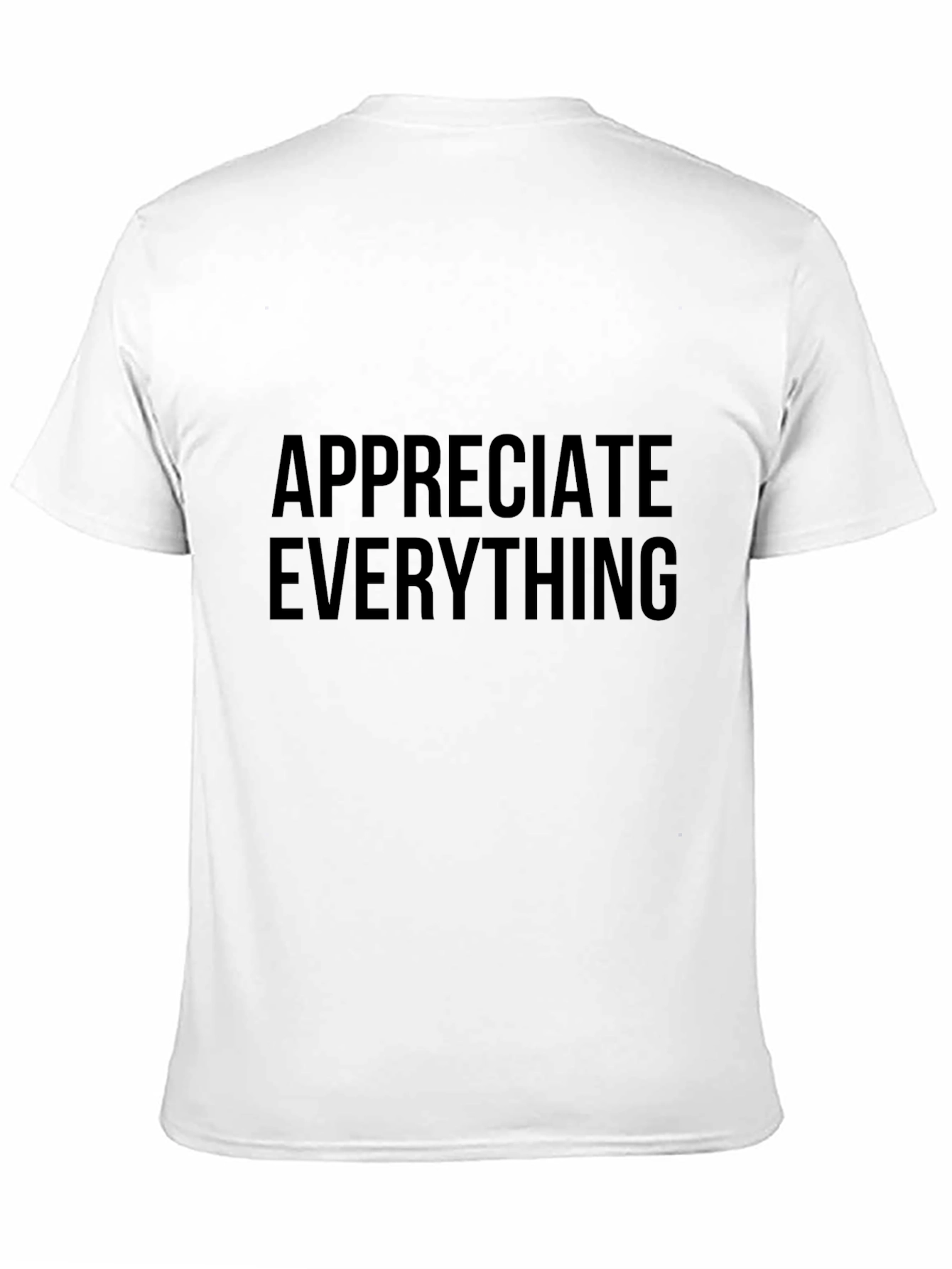 Appreciate Everything Graphic Tee - Black