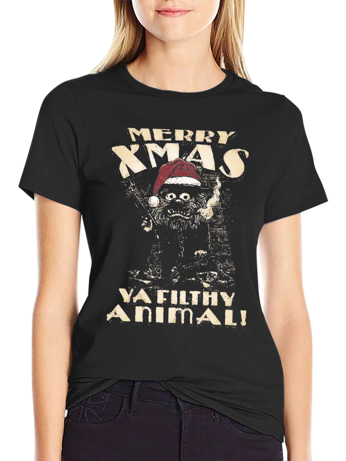 Merry Xmas Ya Filthy Animal T-Shirt