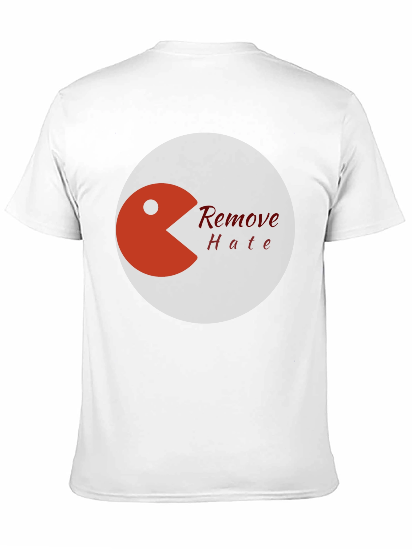 Remove Hate Graphic Tee - Black Cotton Blend