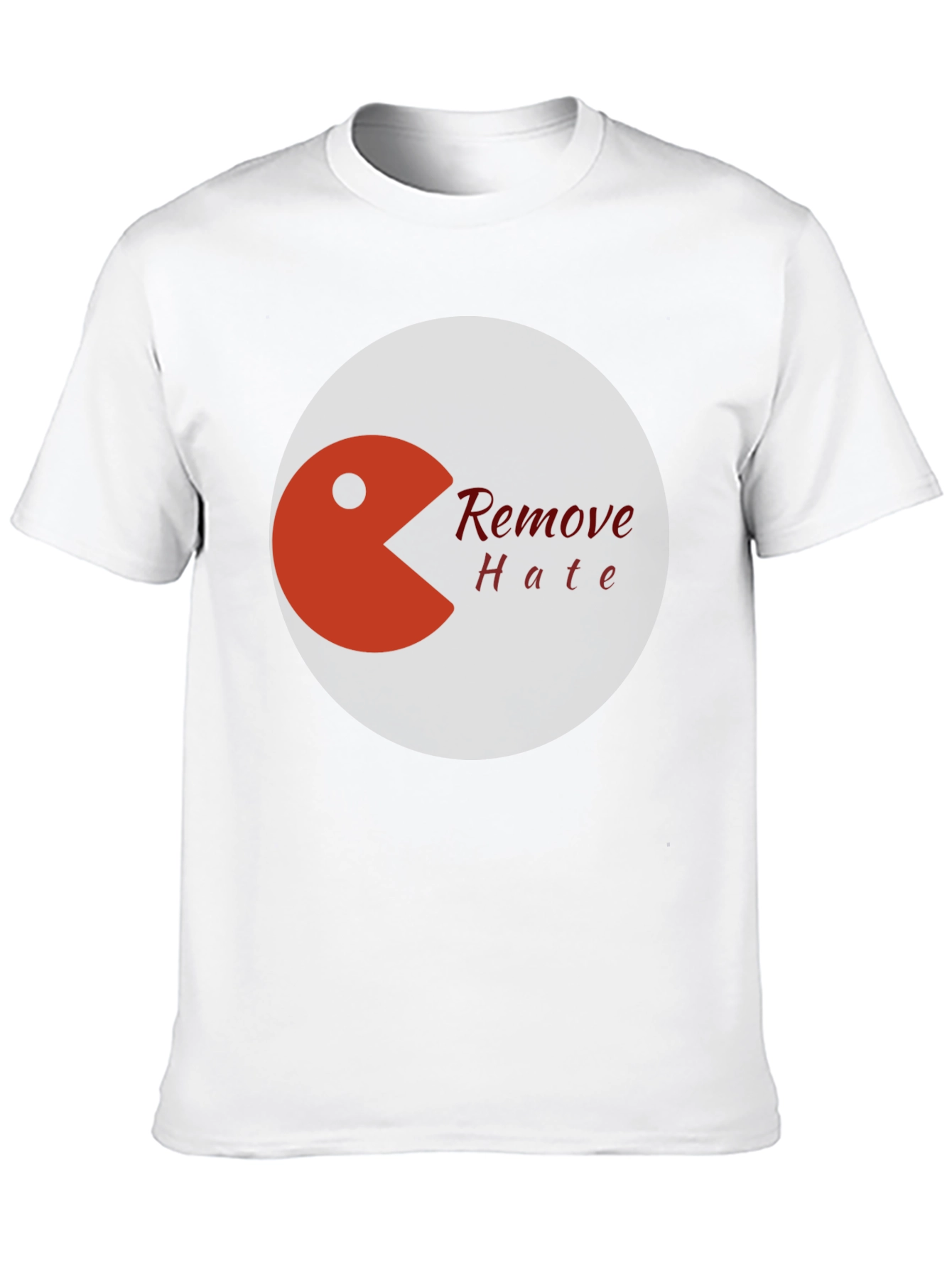 Remove Hate Graphic Tee - Black Cotton Blend