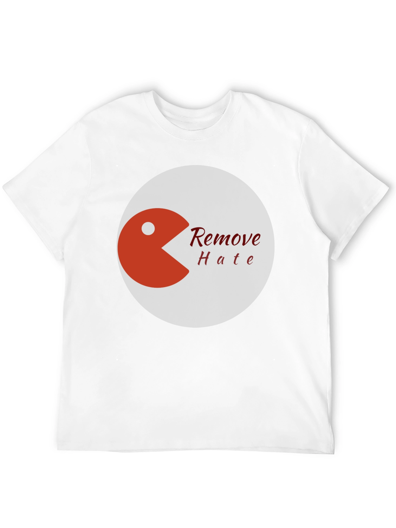 Remove Hate Graphic Tee - Black Cotton Blend