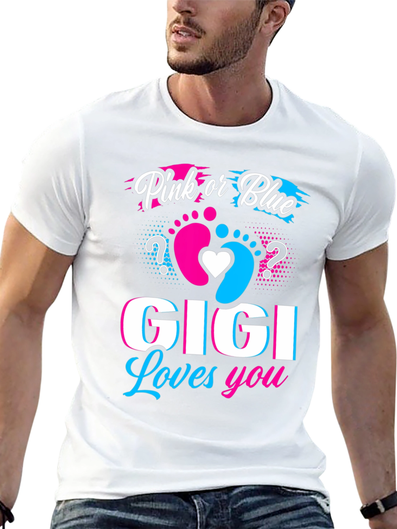 Pink or Blue GIGI Loves You T-Shirt