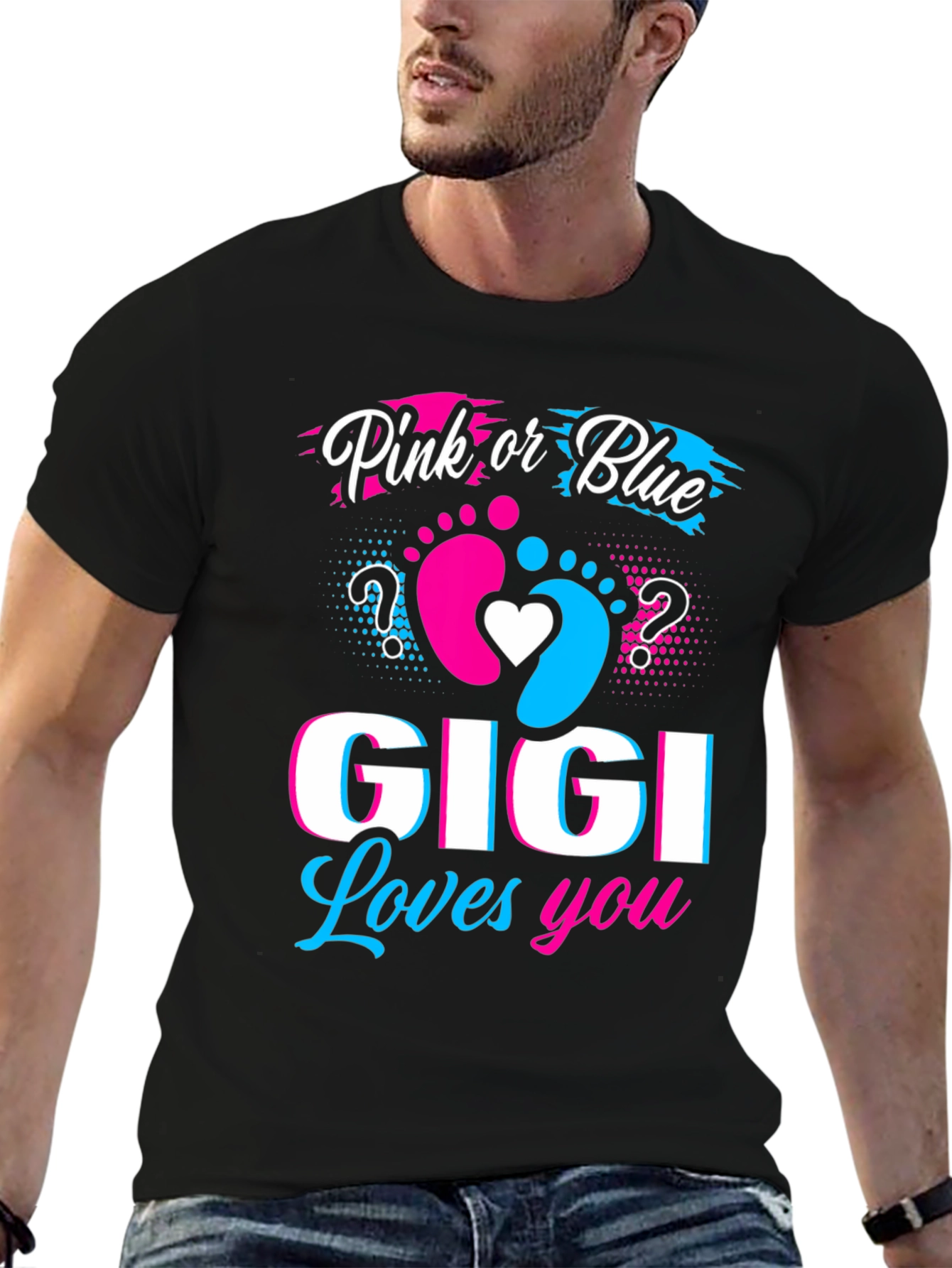 Pink or Blue GIGI Loves You T-Shirt