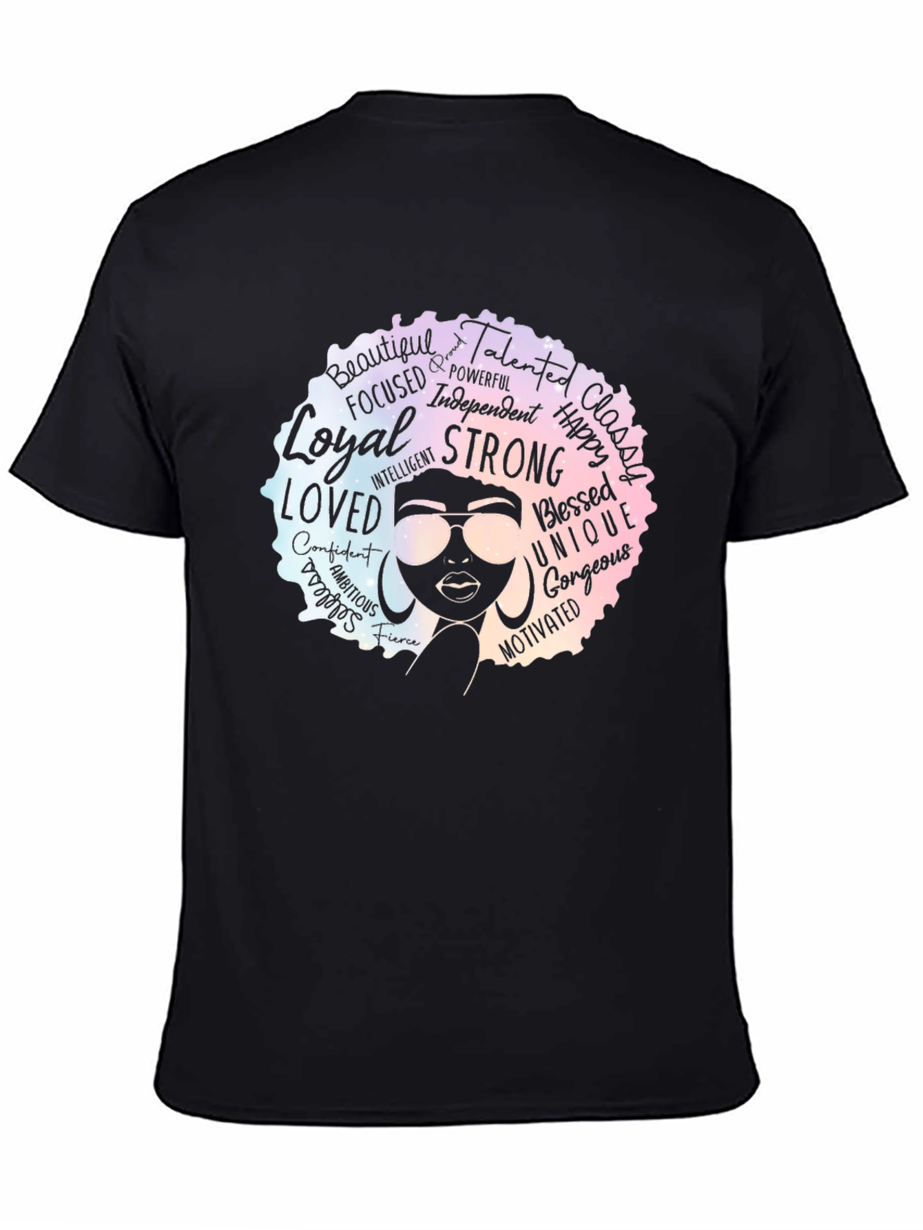 Empowered Woman Afro Graphic Tee