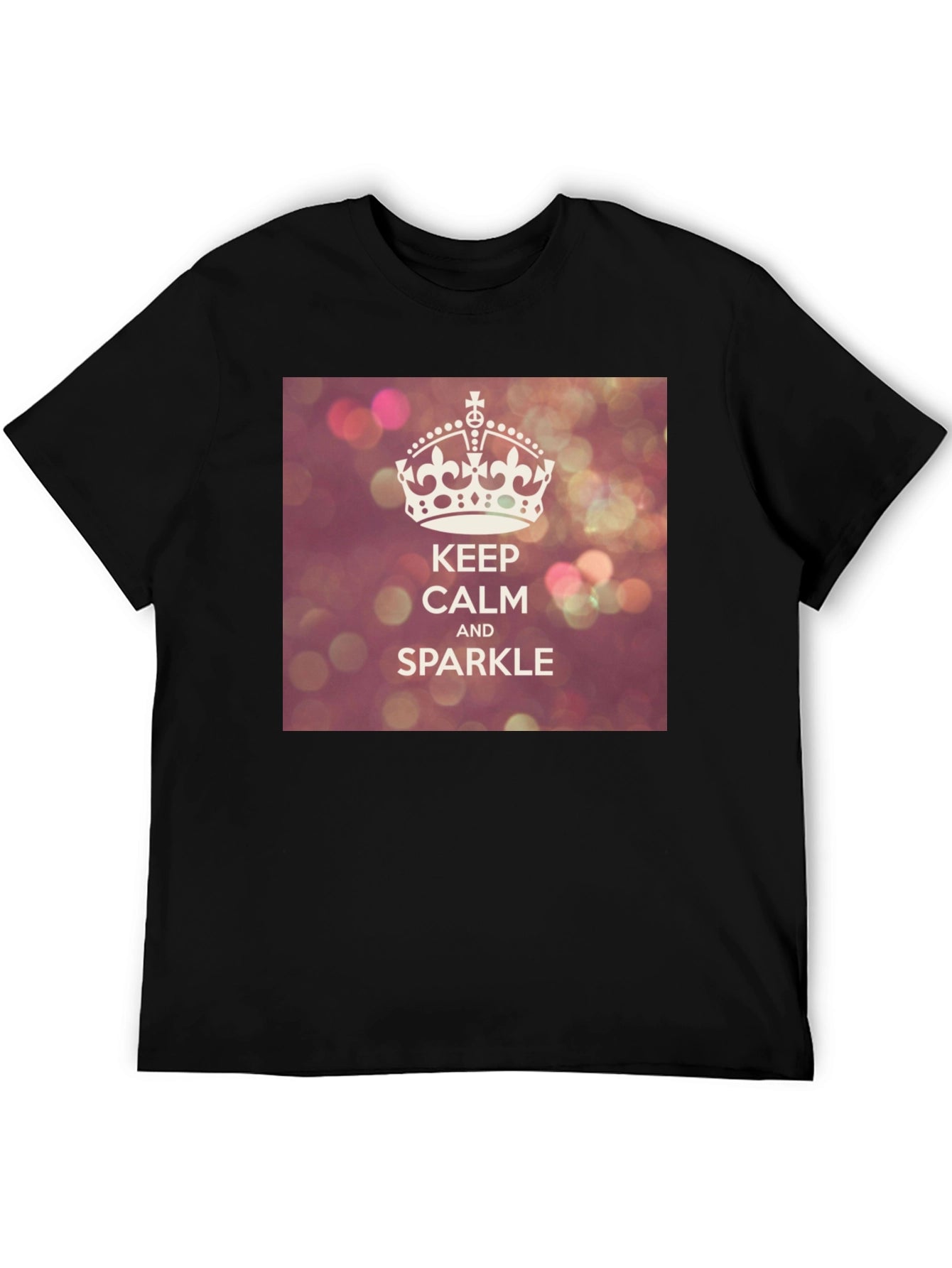 Keep Calm and Sparkle Graphic T-Shirt