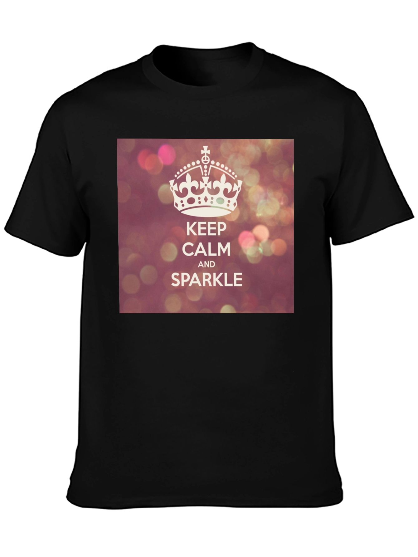 Keep Calm and Sparkle Graphic T-Shirt