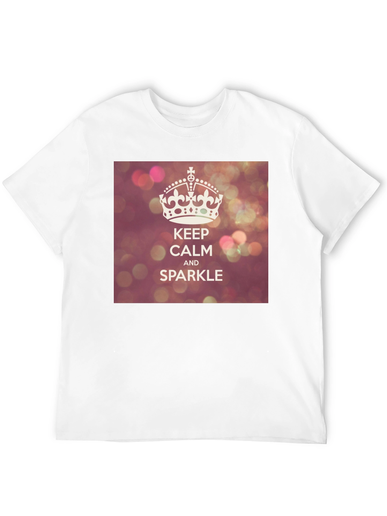 Keep Calm and Sparkle Graphic T-Shirt
