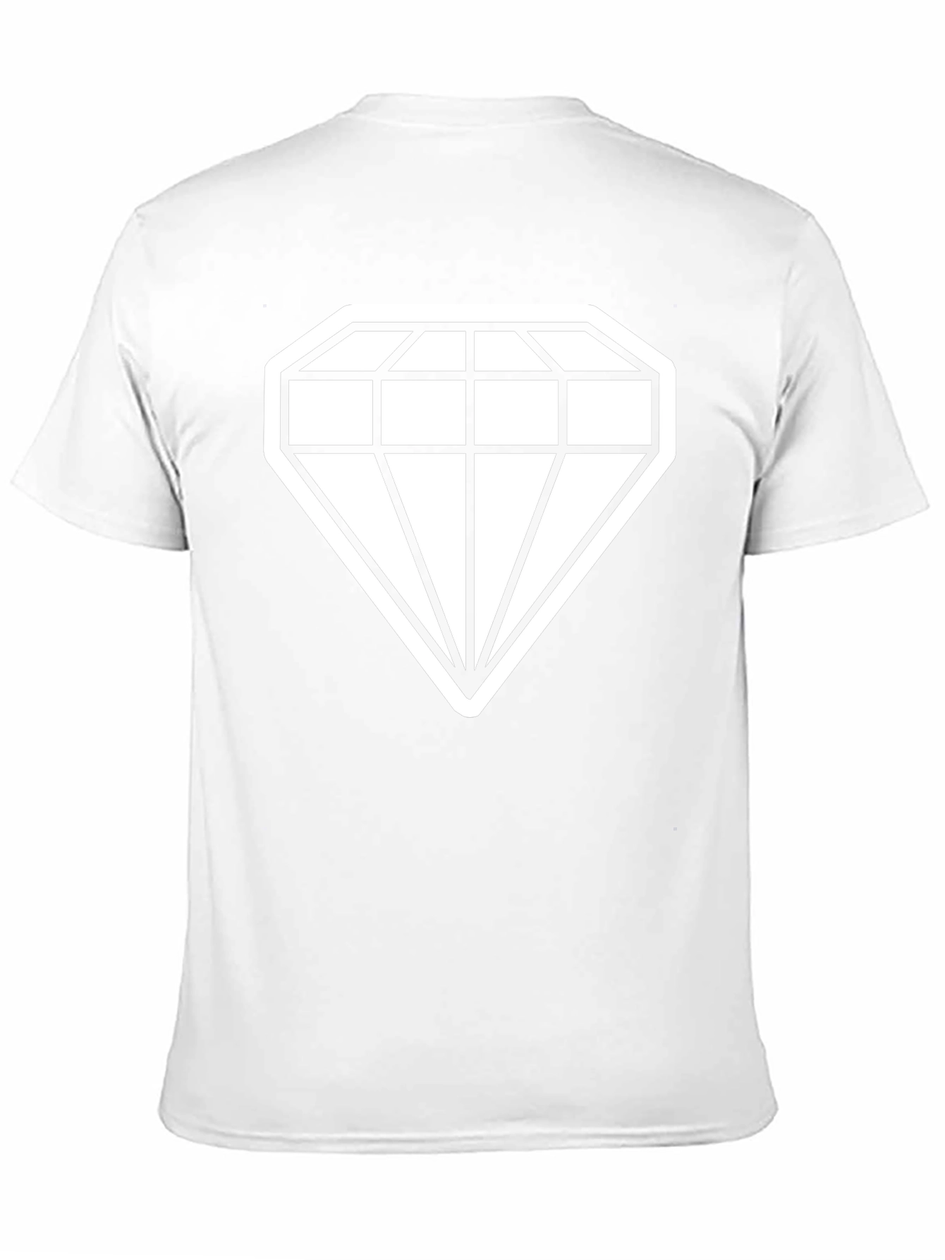 Diamond Graphic Tee - Stylish Black T-Shirt