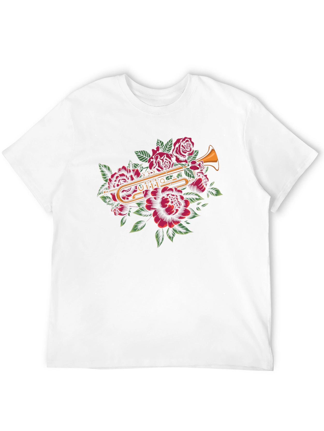 Floral Trumpet Graphic Tee