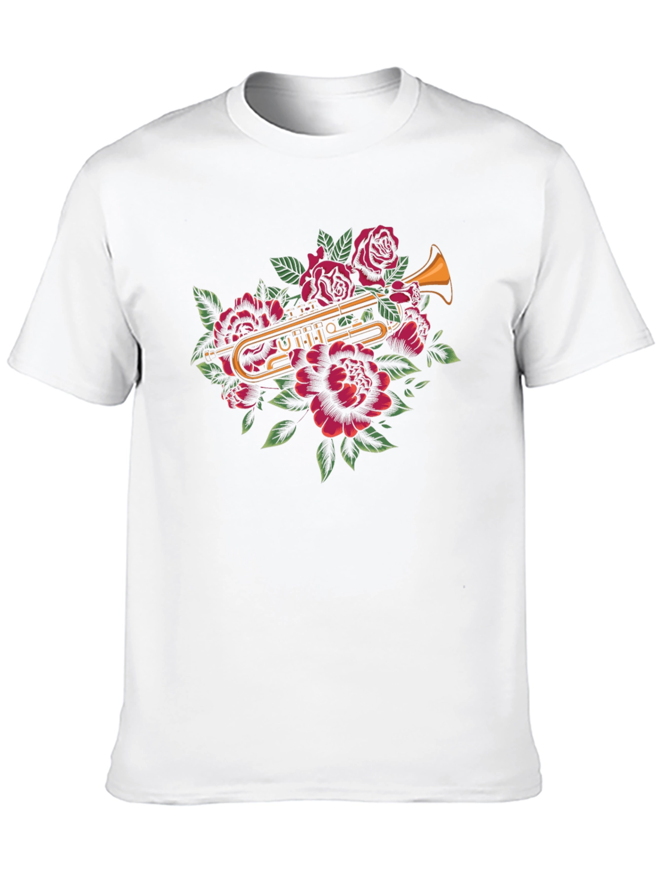 Floral Trumpet Graphic Tee