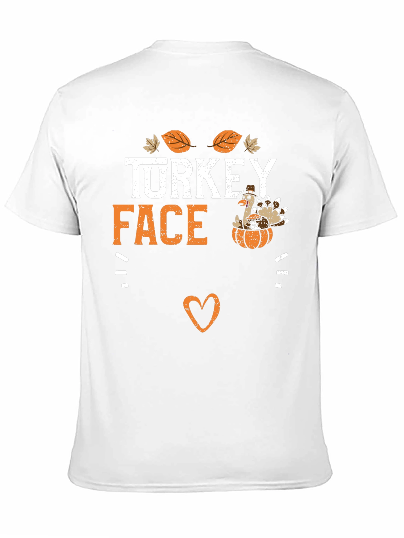 Turkey Face Thanksgiving T-Shirt