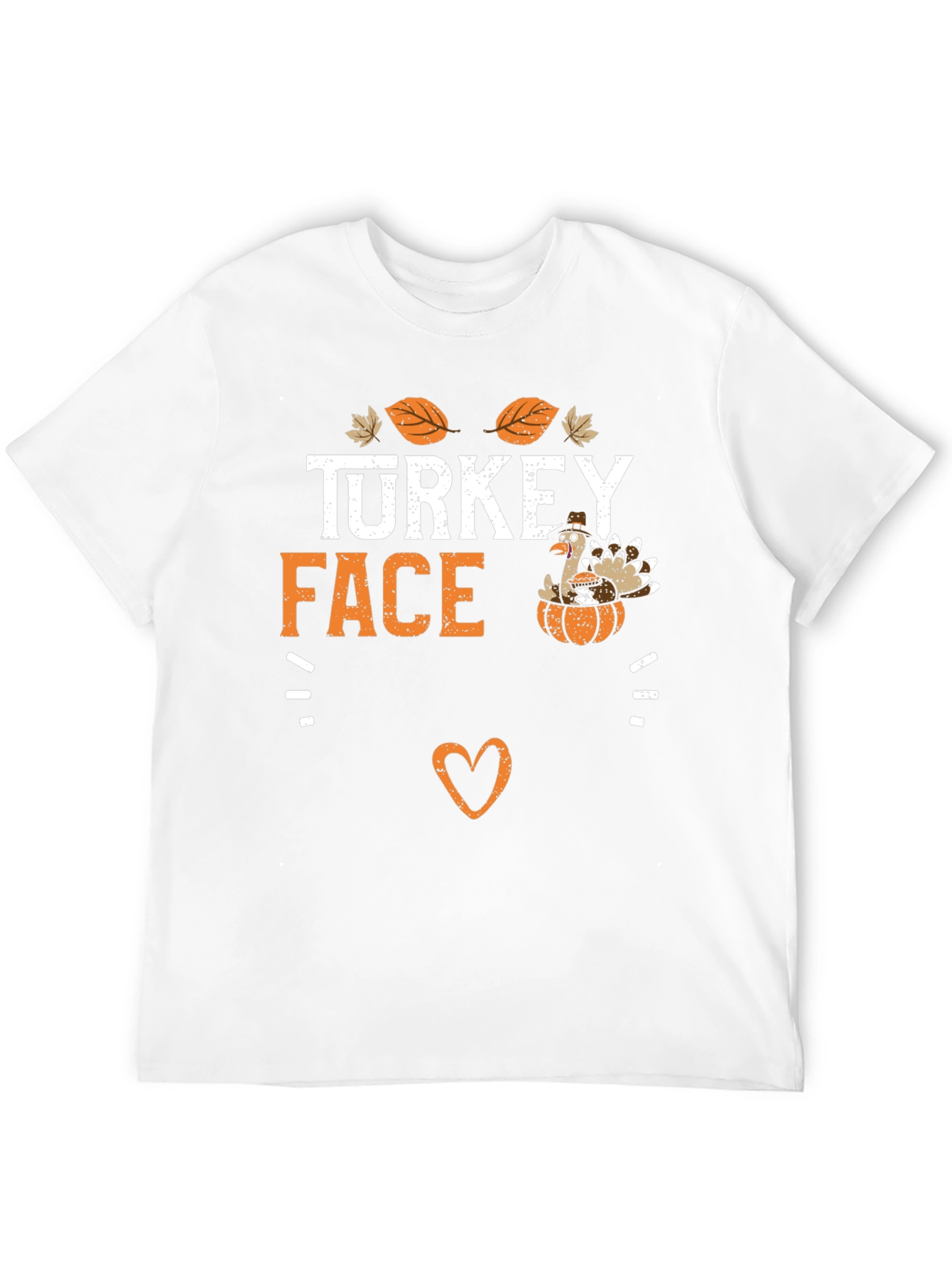 Turkey Face Thanksgiving T-Shirt