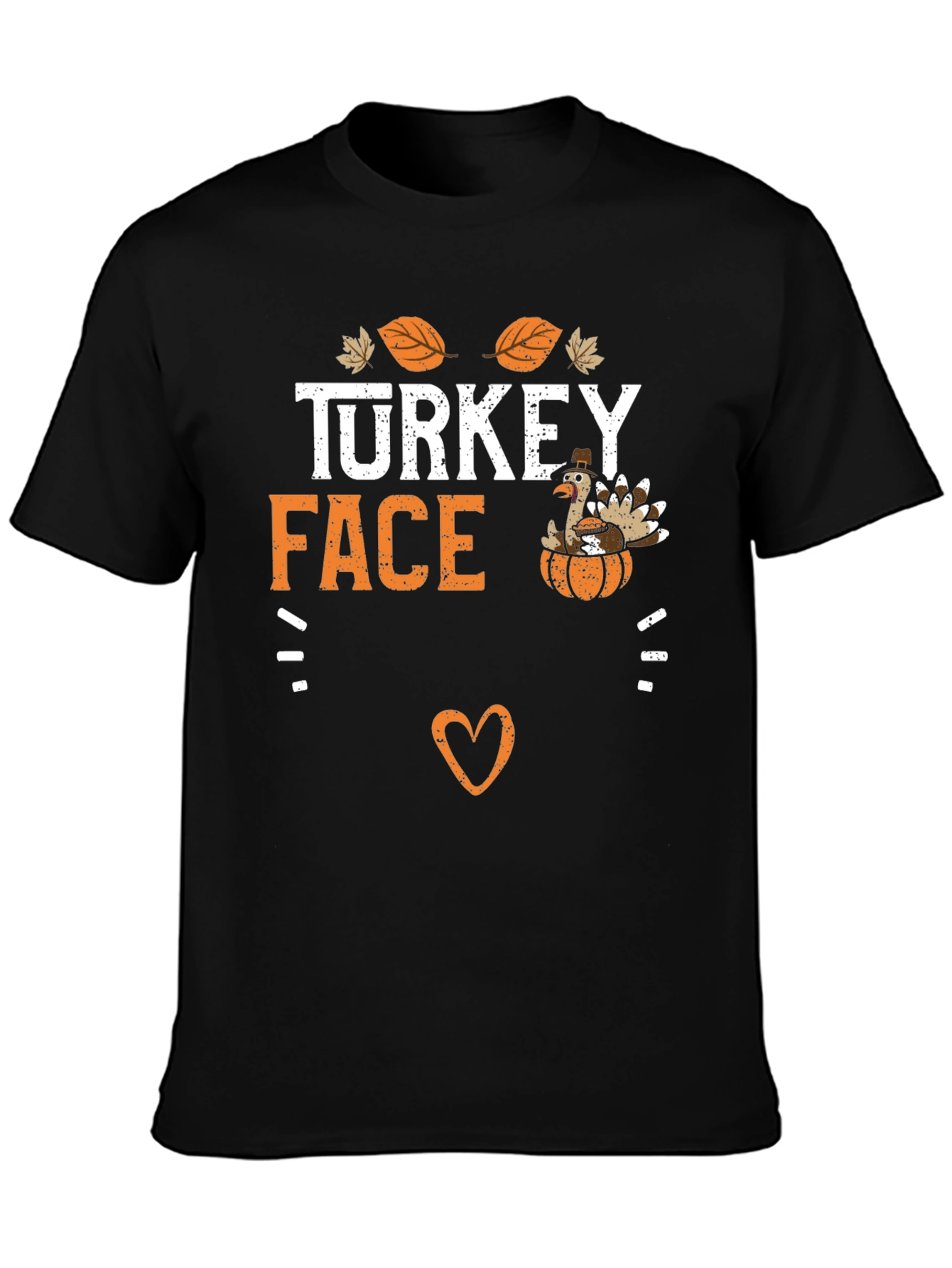 Turkey Face Thanksgiving T-Shirt