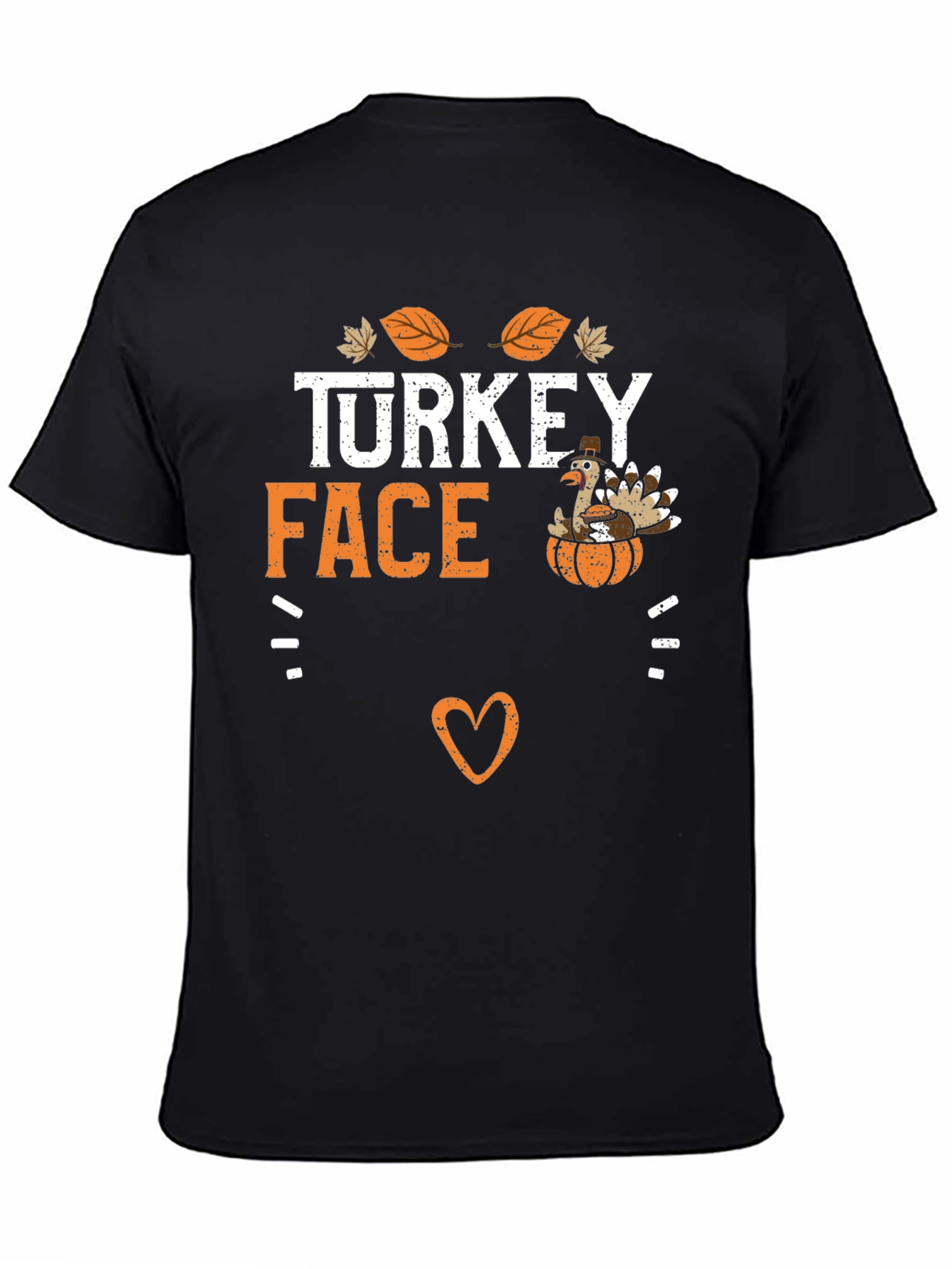 Turkey Face Thanksgiving T-Shirt