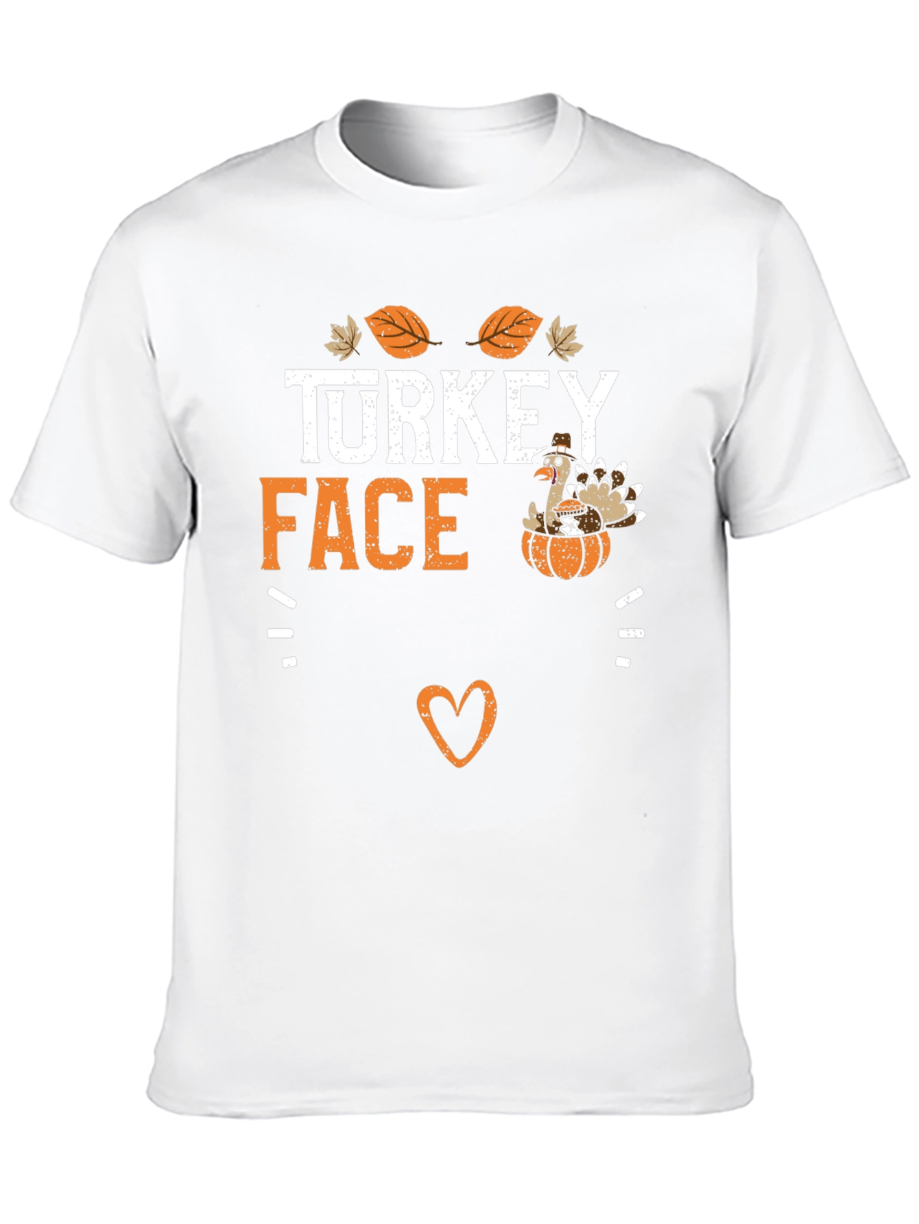 Turkey Face Thanksgiving T-Shirt