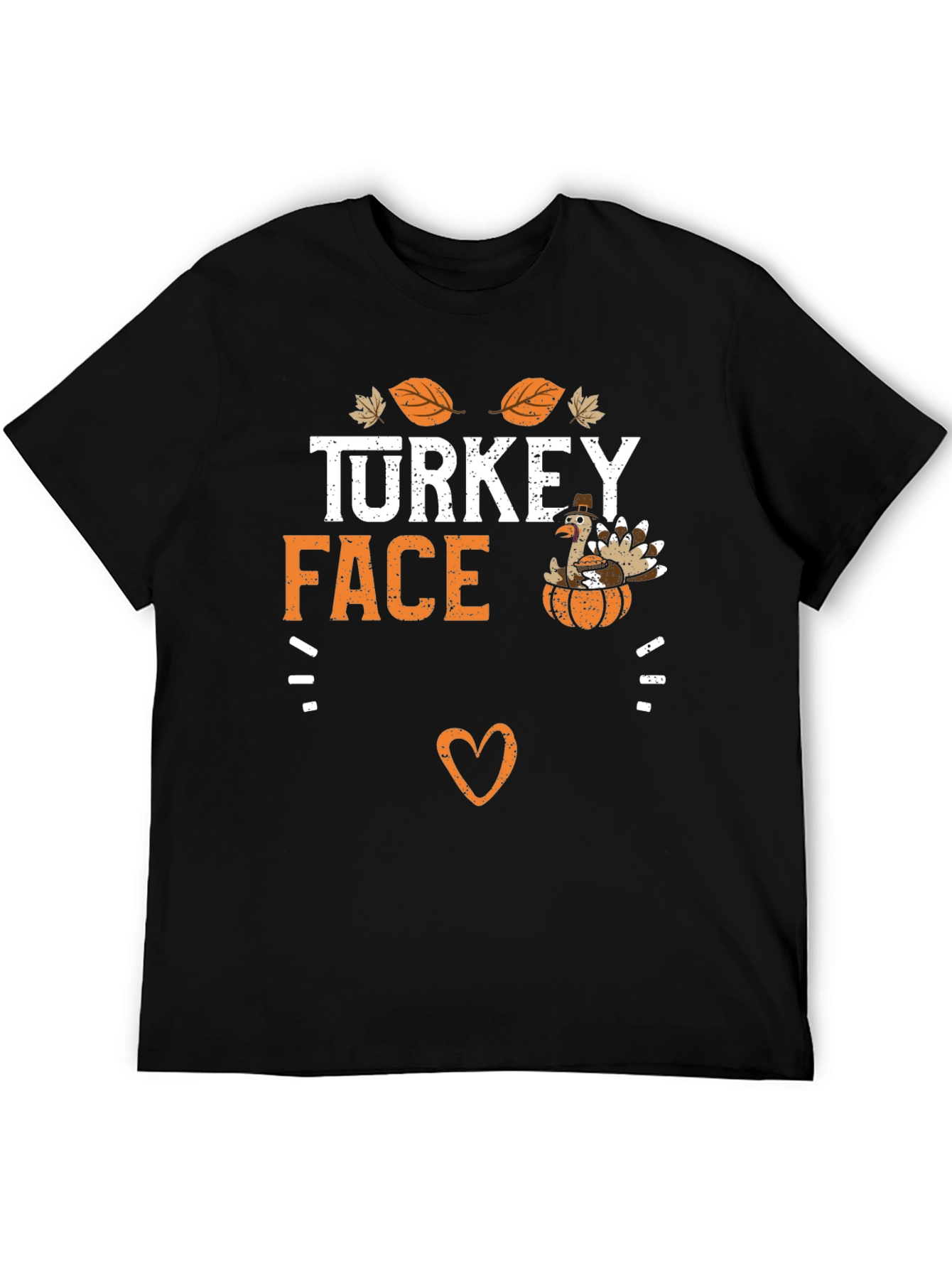 Turkey Face Thanksgiving T-Shirt