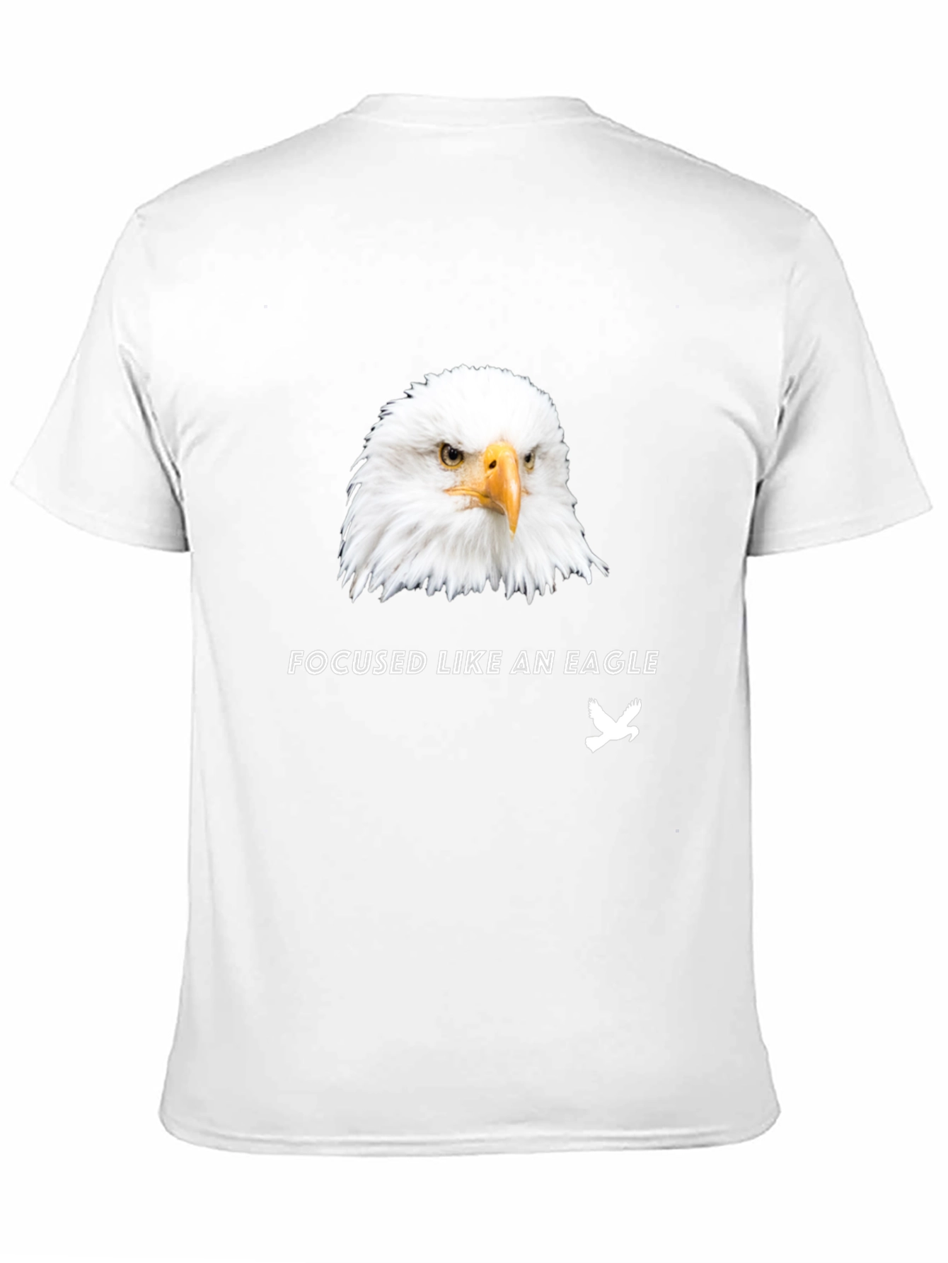 Focused Like an Eagle Black Graphic Tee