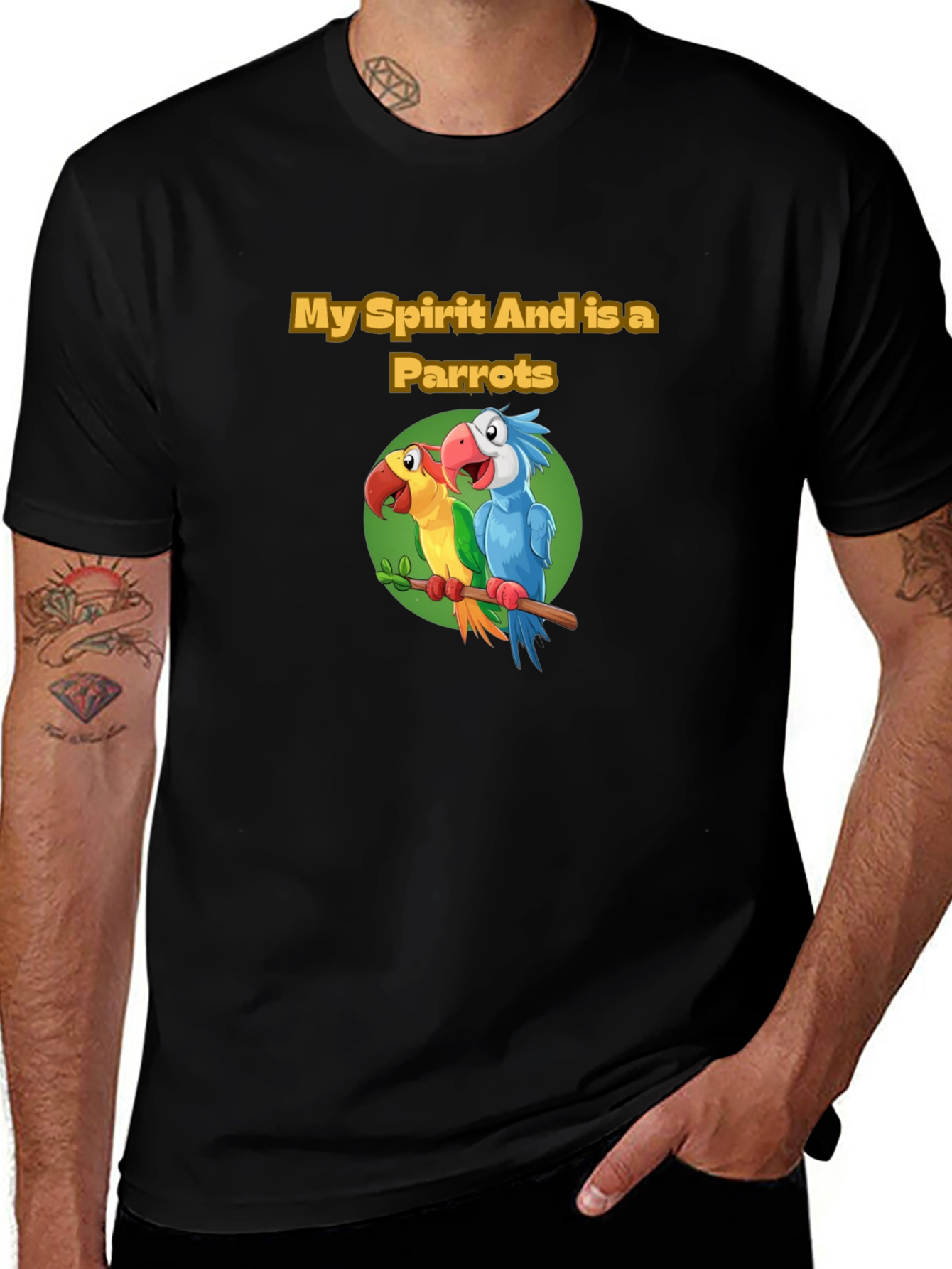 My Spirit And is a Parrots - Graphic T-Shirt
