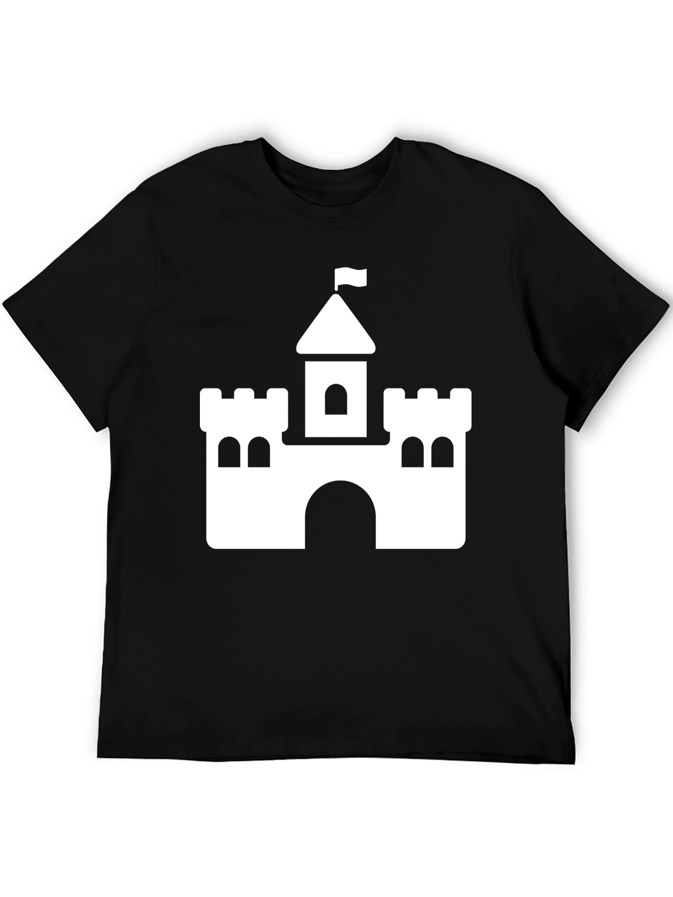 Castle Graphic T-Shirt - Black