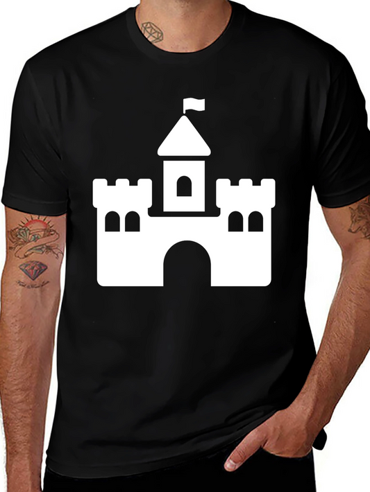 Castle Graphic T-Shirt - Black