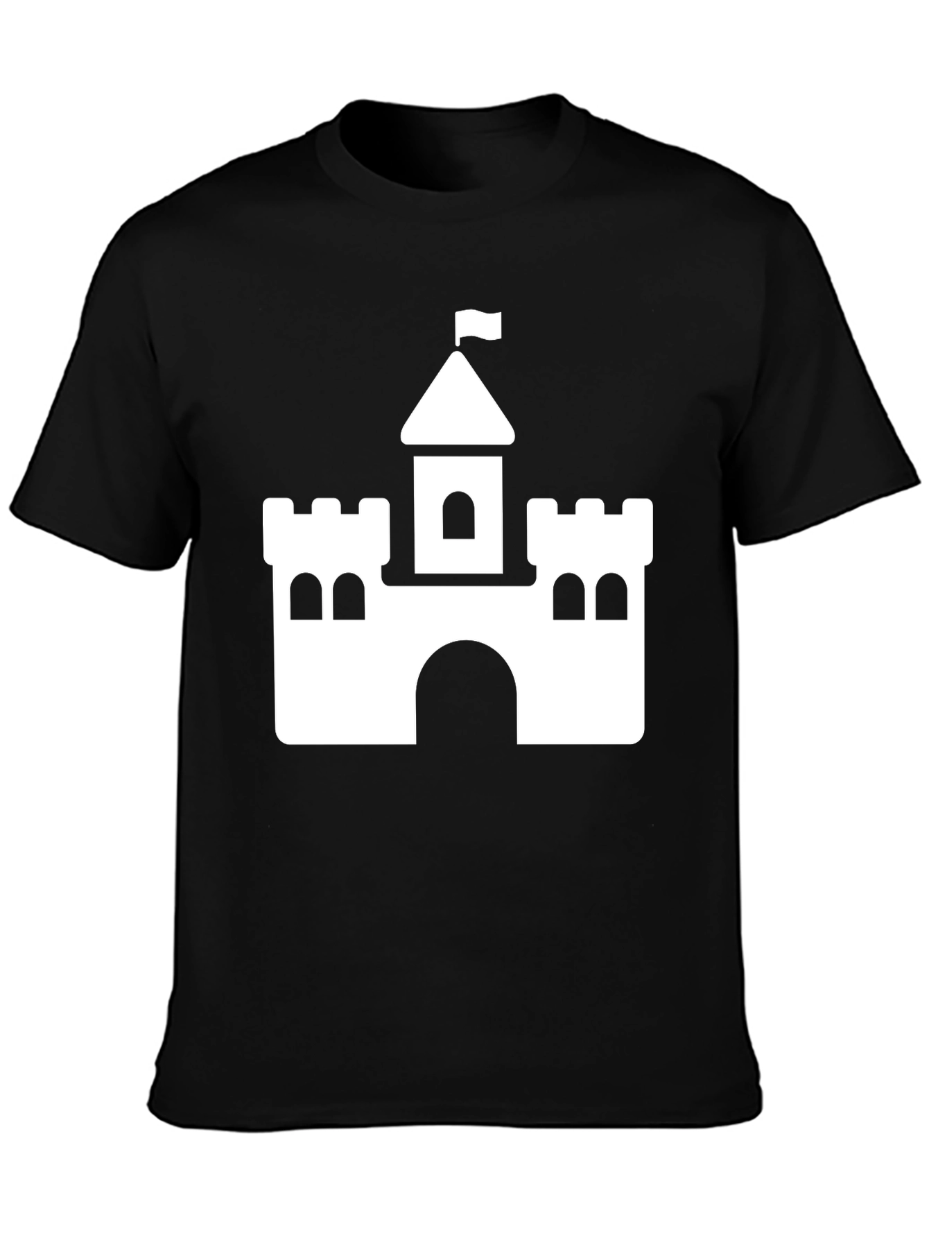 Castle Graphic T-Shirt - Black