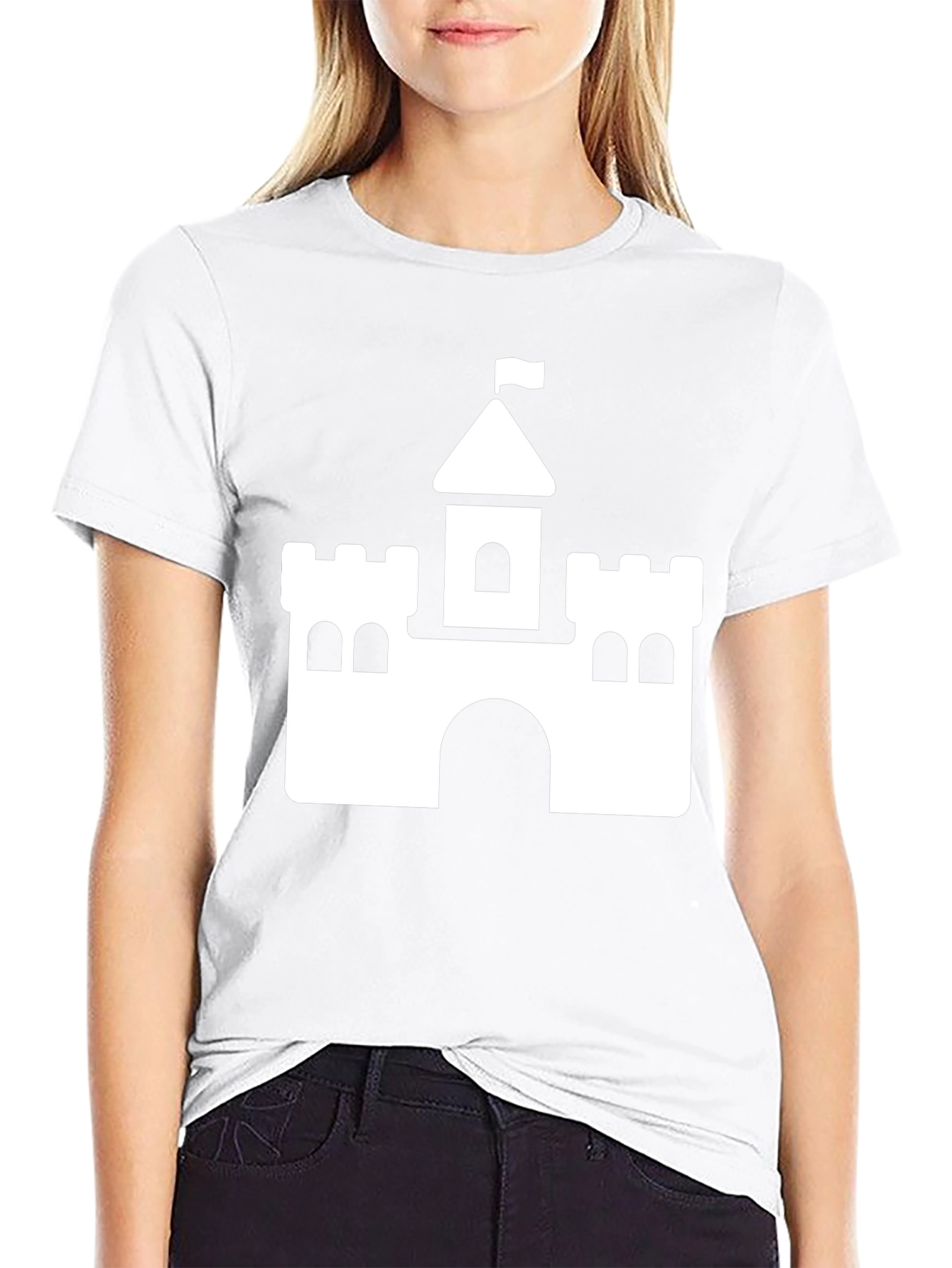 Castle Graphic T-Shirt - Black