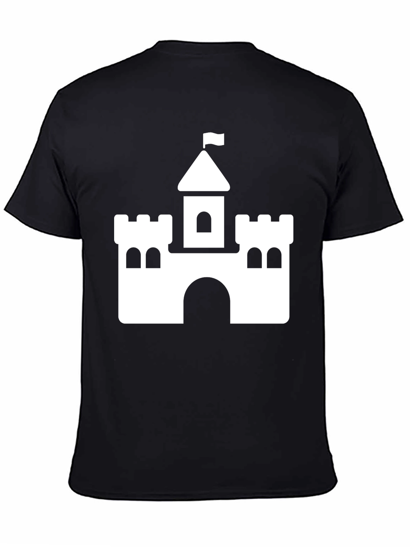 Castle Graphic T-Shirt - Black