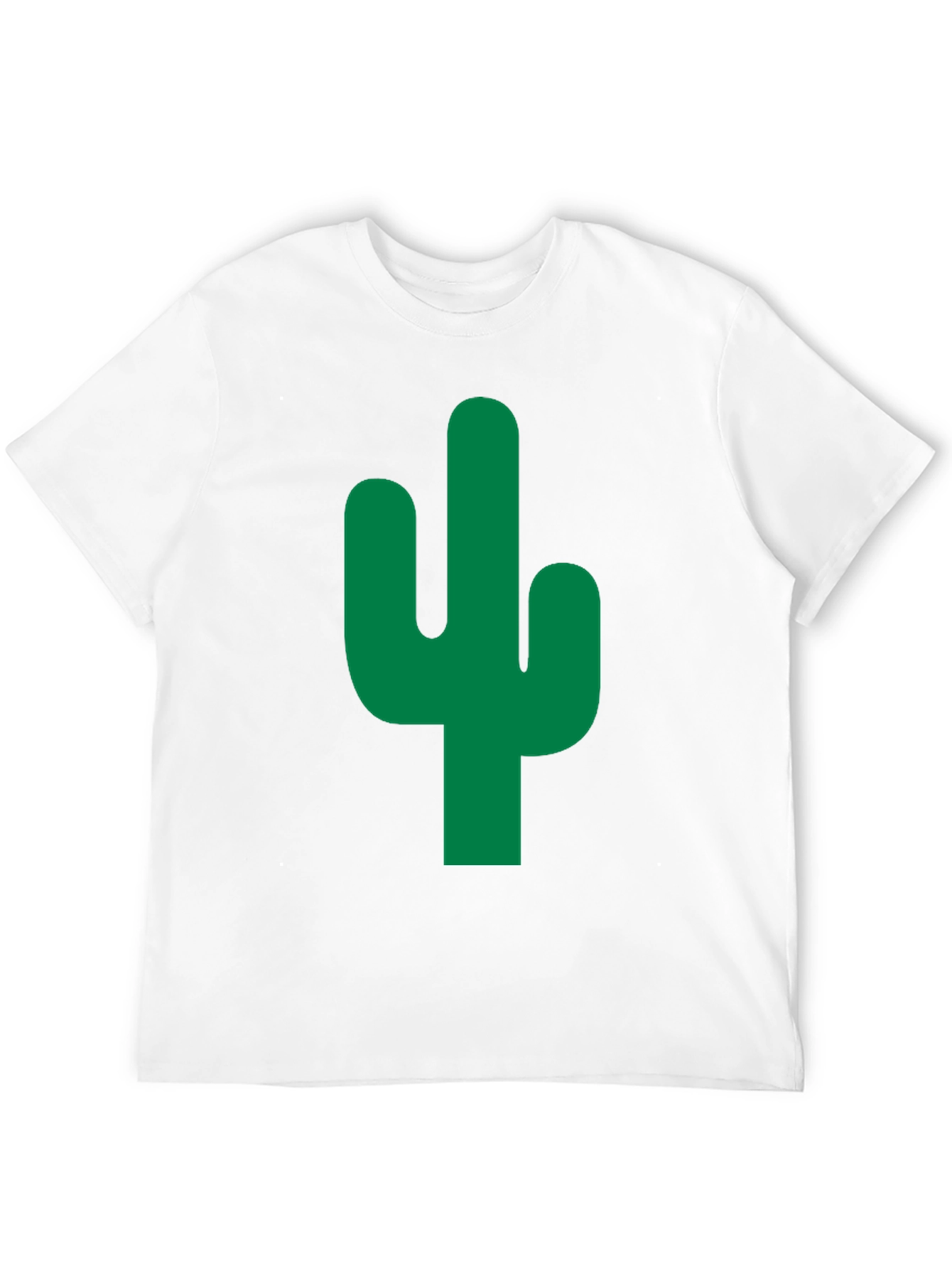 Cactus Graphic Tee - Stylish Black Cotton T-Shirt