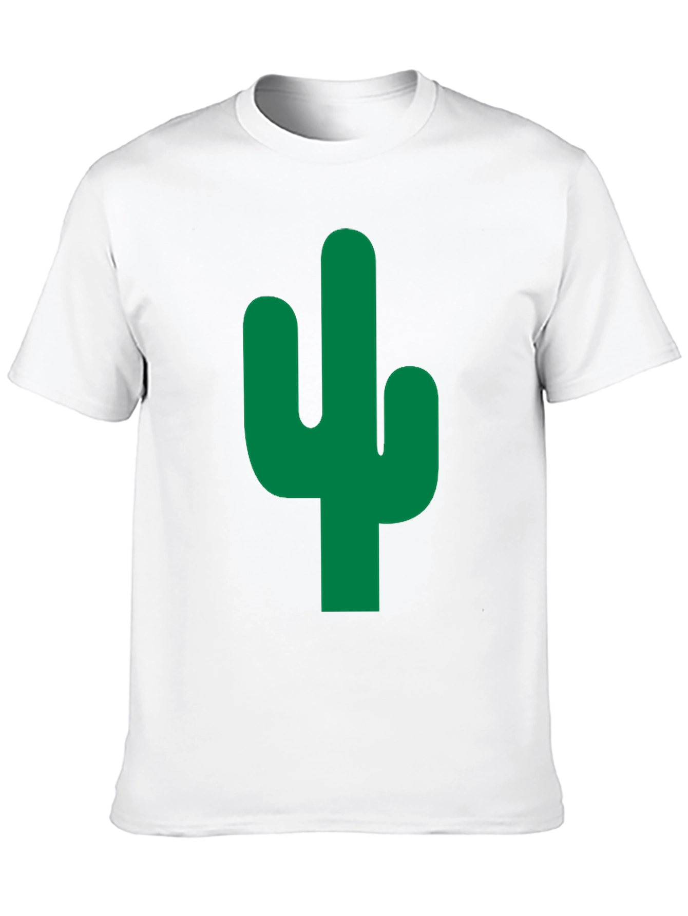 Cactus Graphic Tee - Stylish Black Cotton T-Shirt