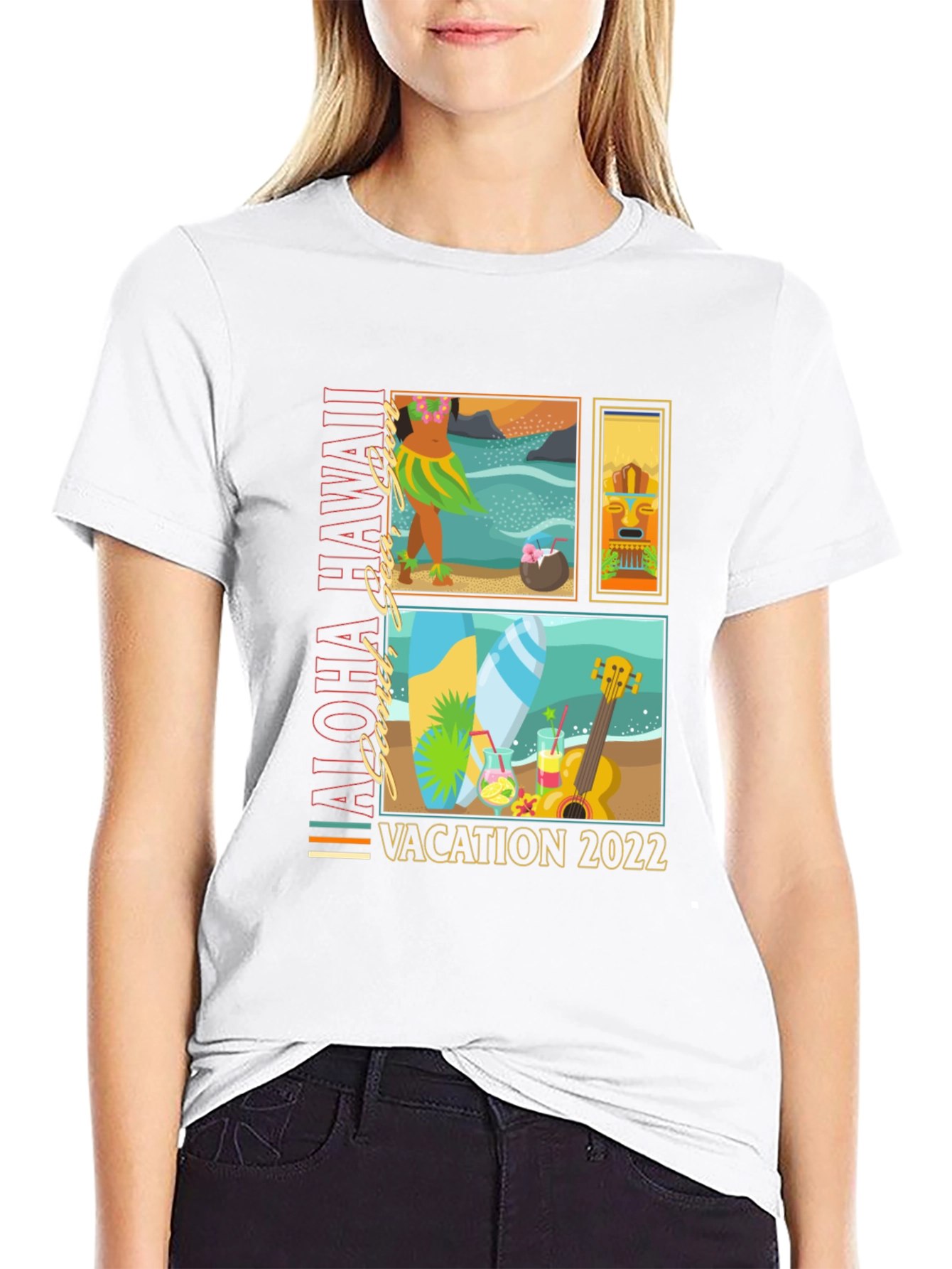 Aloha Hawaii Vacation 2022 Graphic Tee