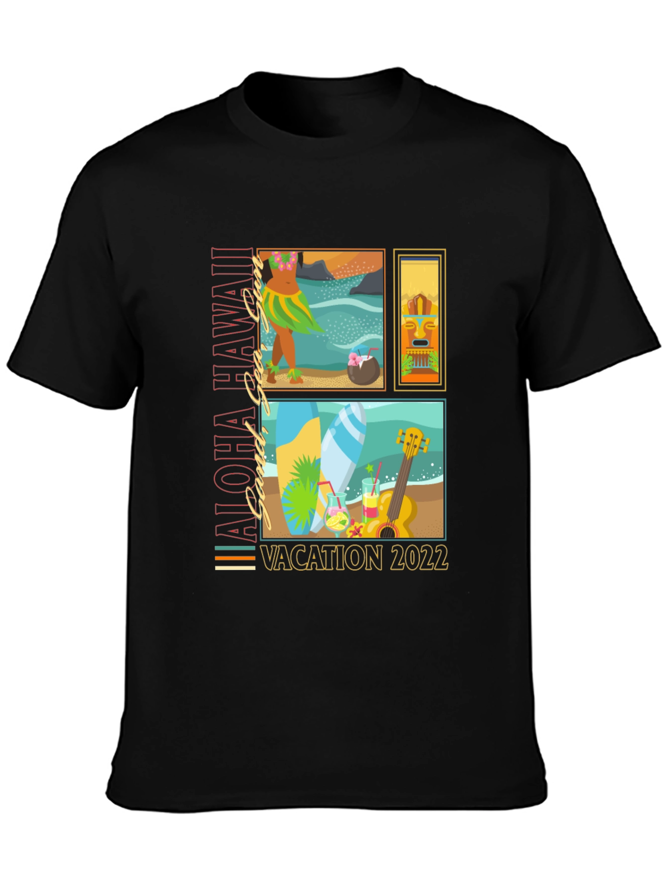 Aloha Hawaii Vacation 2022 Graphic Tee