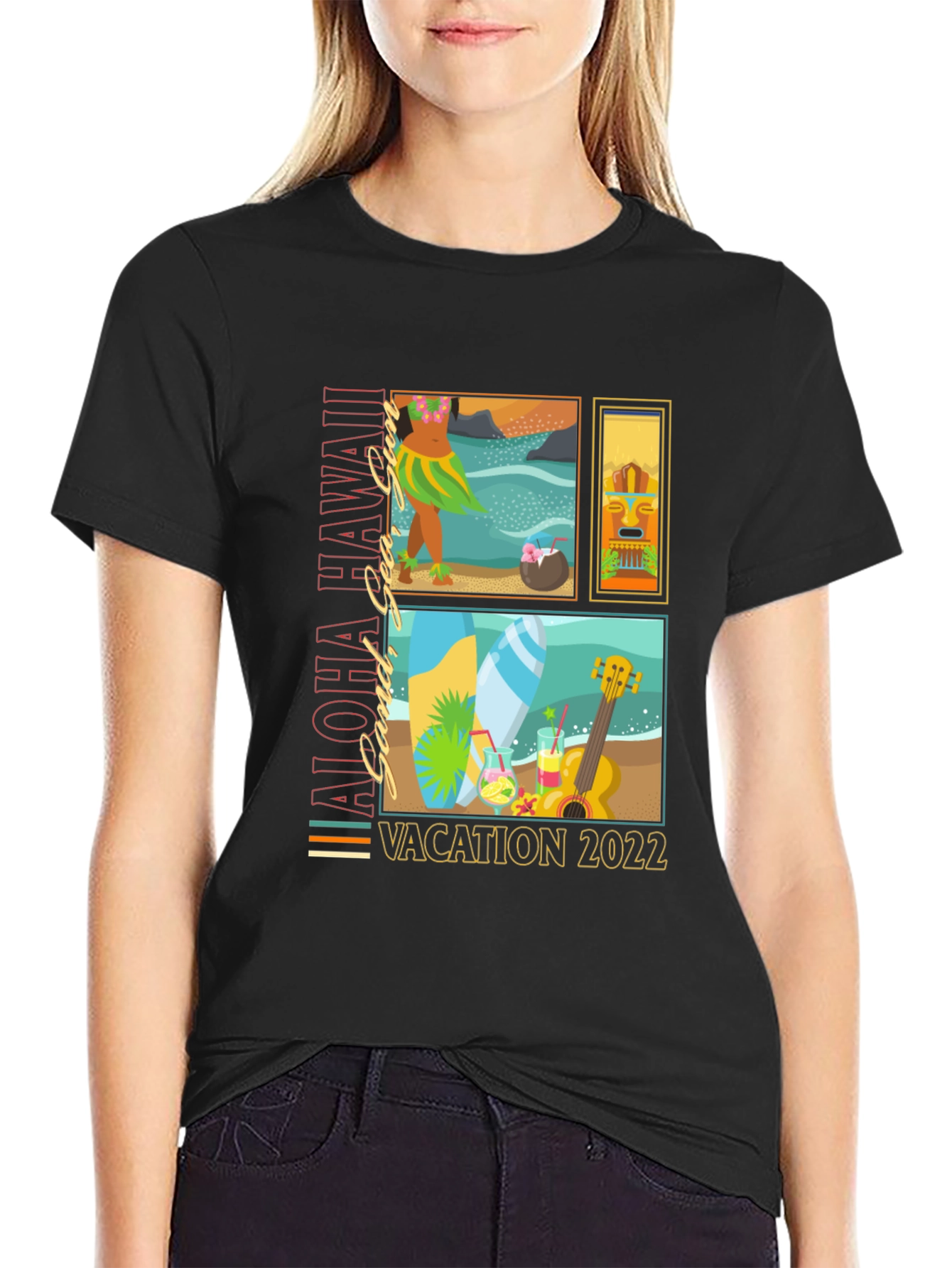 Aloha Hawaii Vacation 2022 Graphic Tee