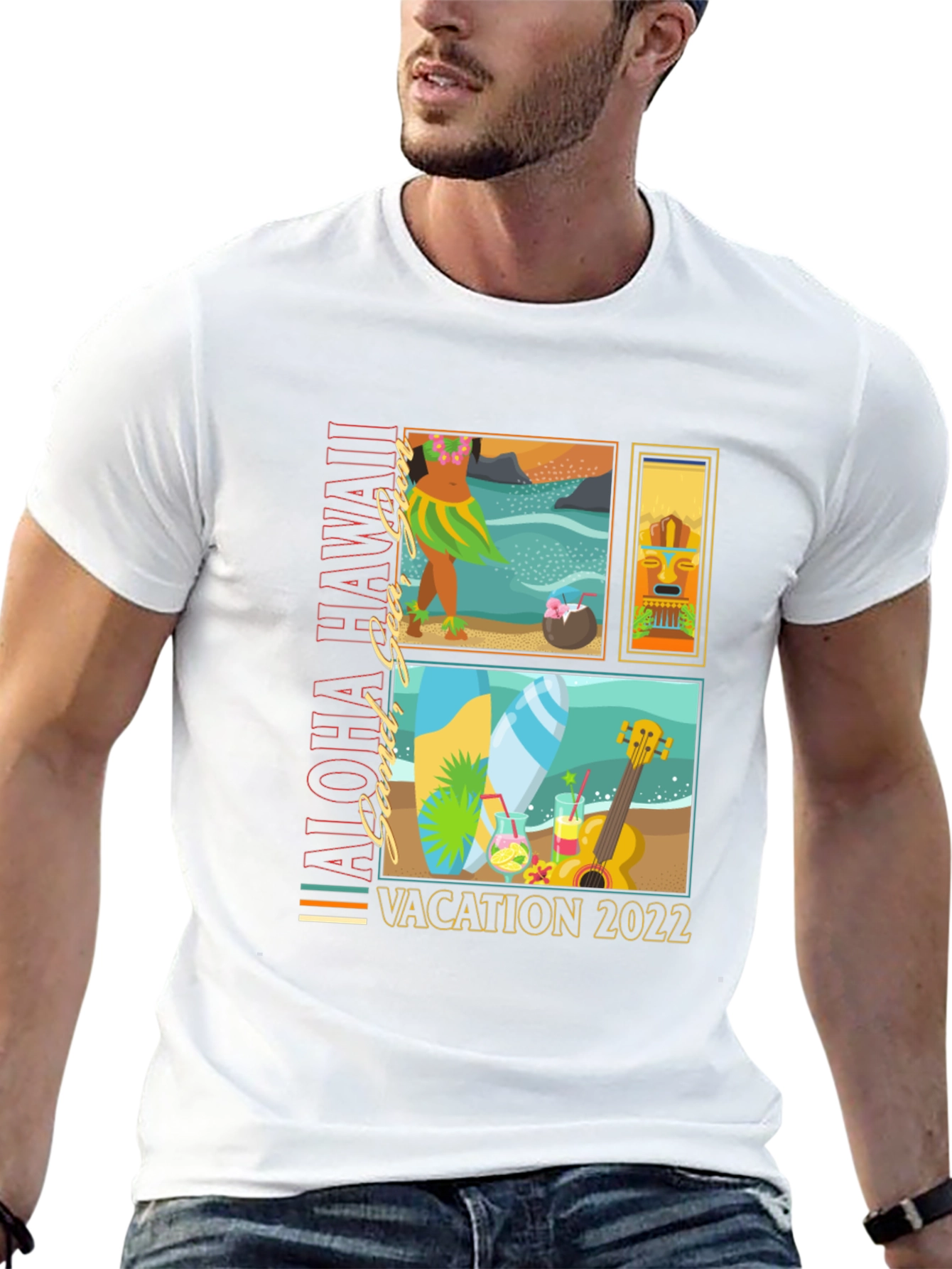 Aloha Hawaii Vacation 2022 Graphic Tee
