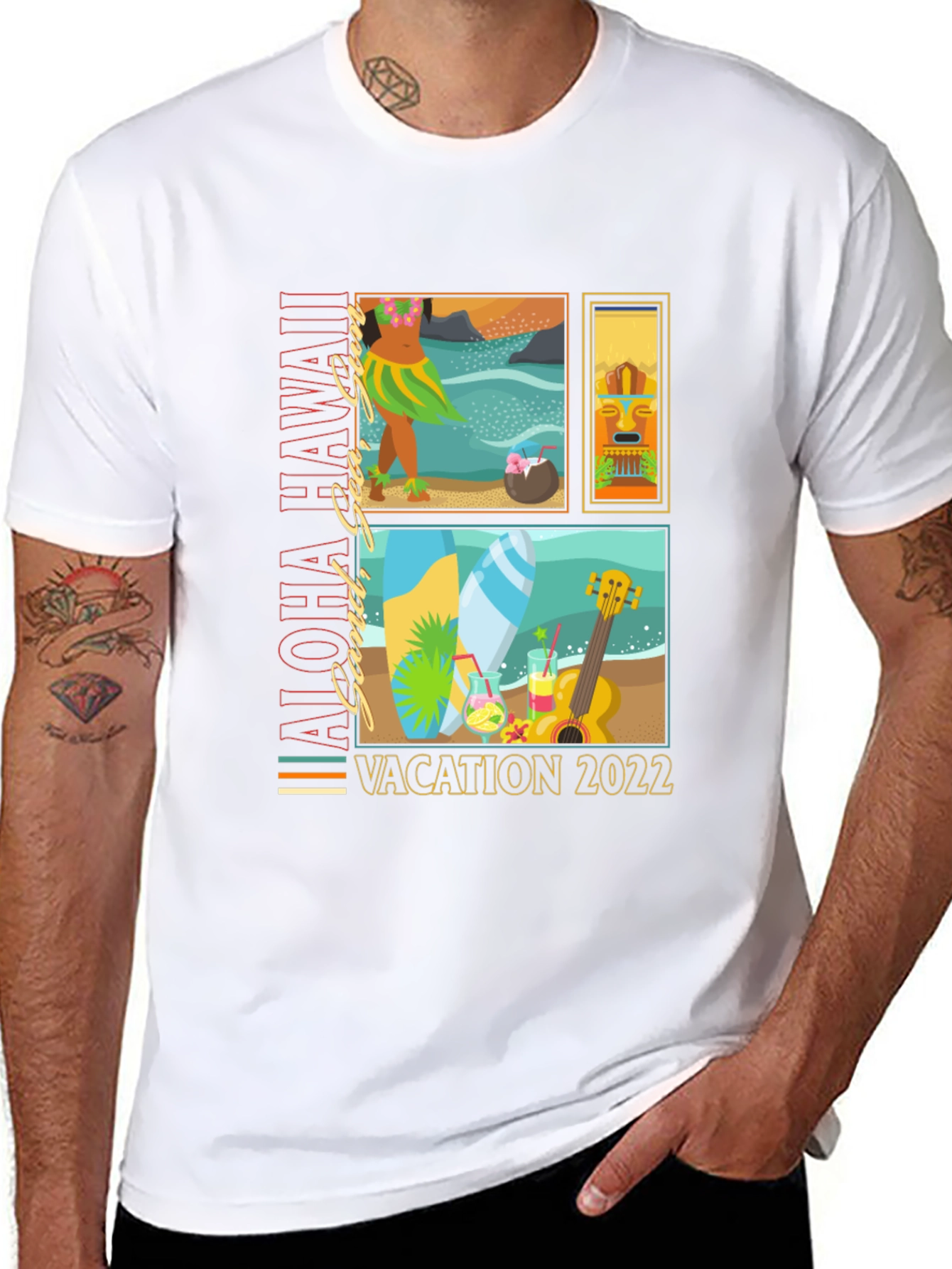 Aloha Hawaii Vacation 2022 Graphic Tee